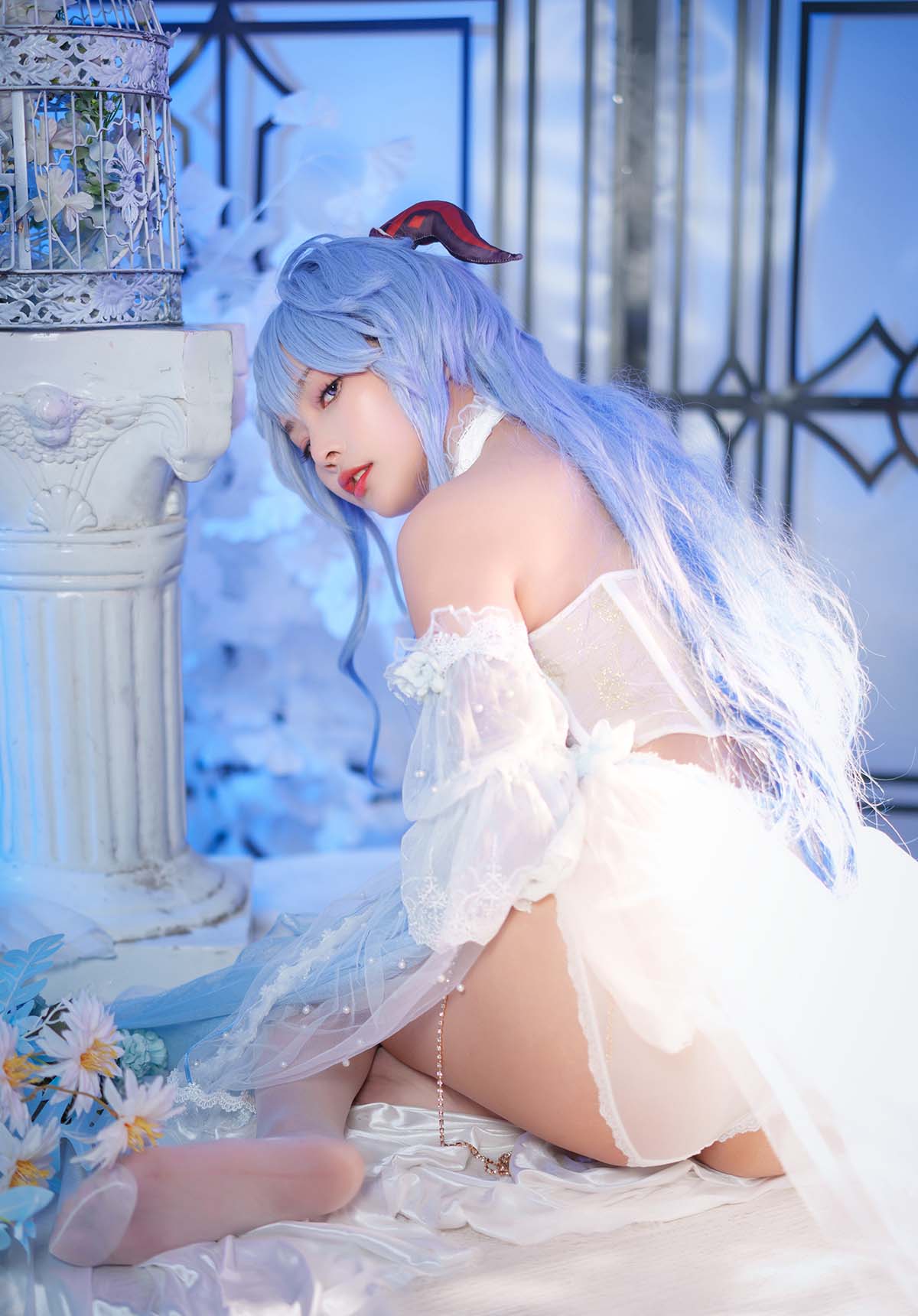 苏嫣嫣阿姨 – 甘雨花嫁 Cosplay-第1张