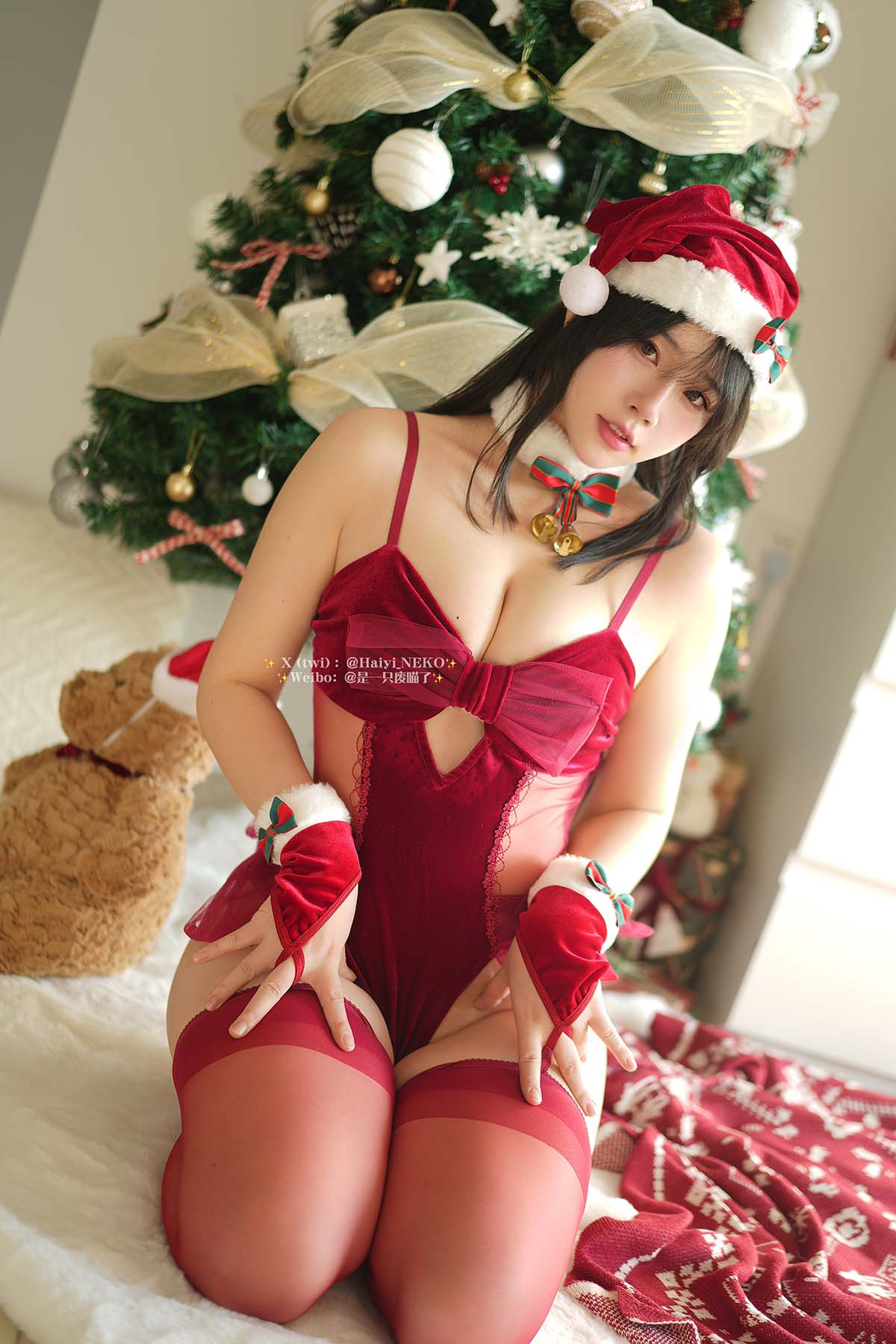 是一只废喵了 – 2023圣诞 Cosplay-第1张