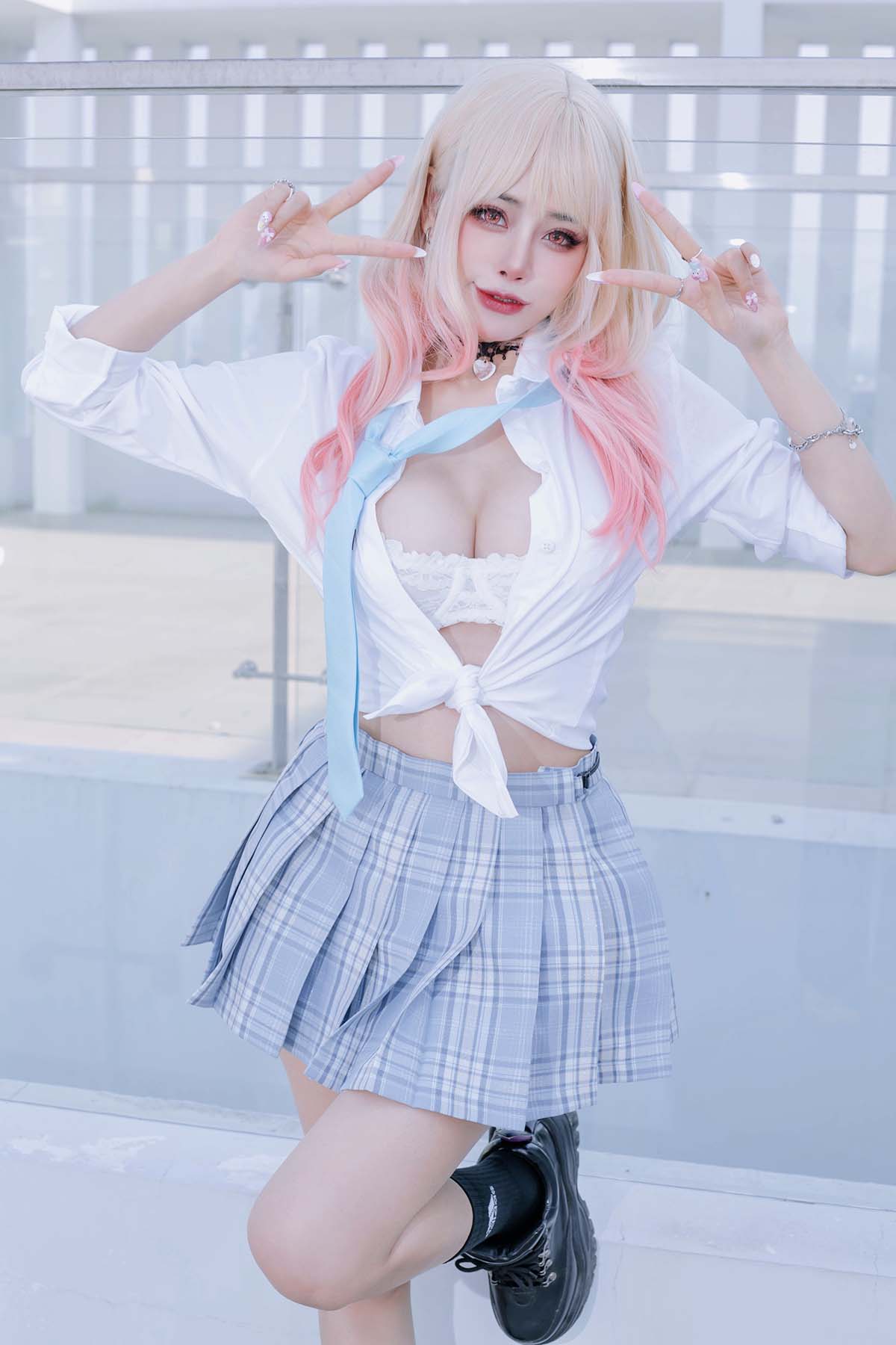日本性感萝莉Byoru – Marin Kitagawa Cosplay-第1张