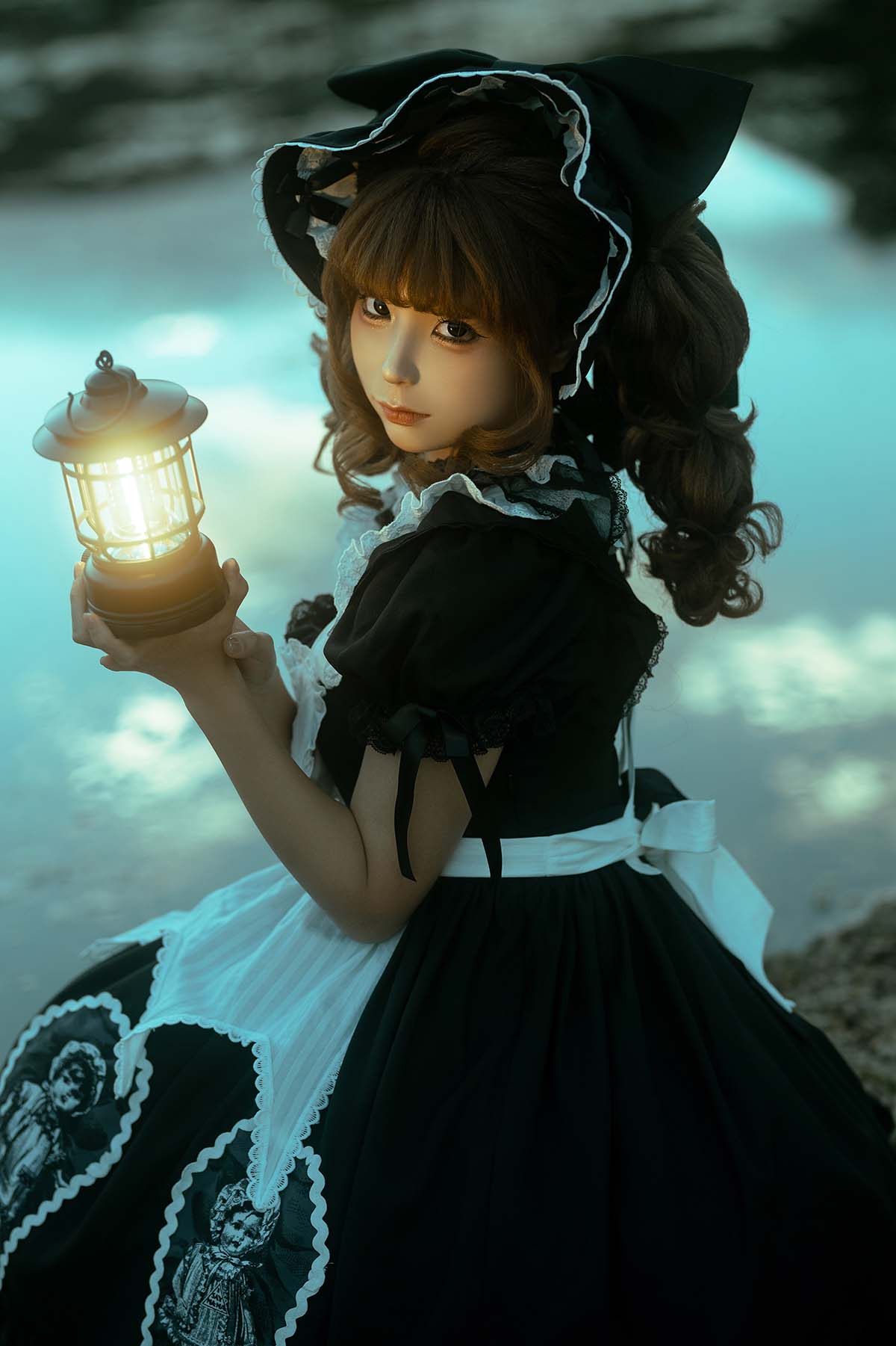 蠢沫沫 – 洱海黑色 Cosplay-第1张