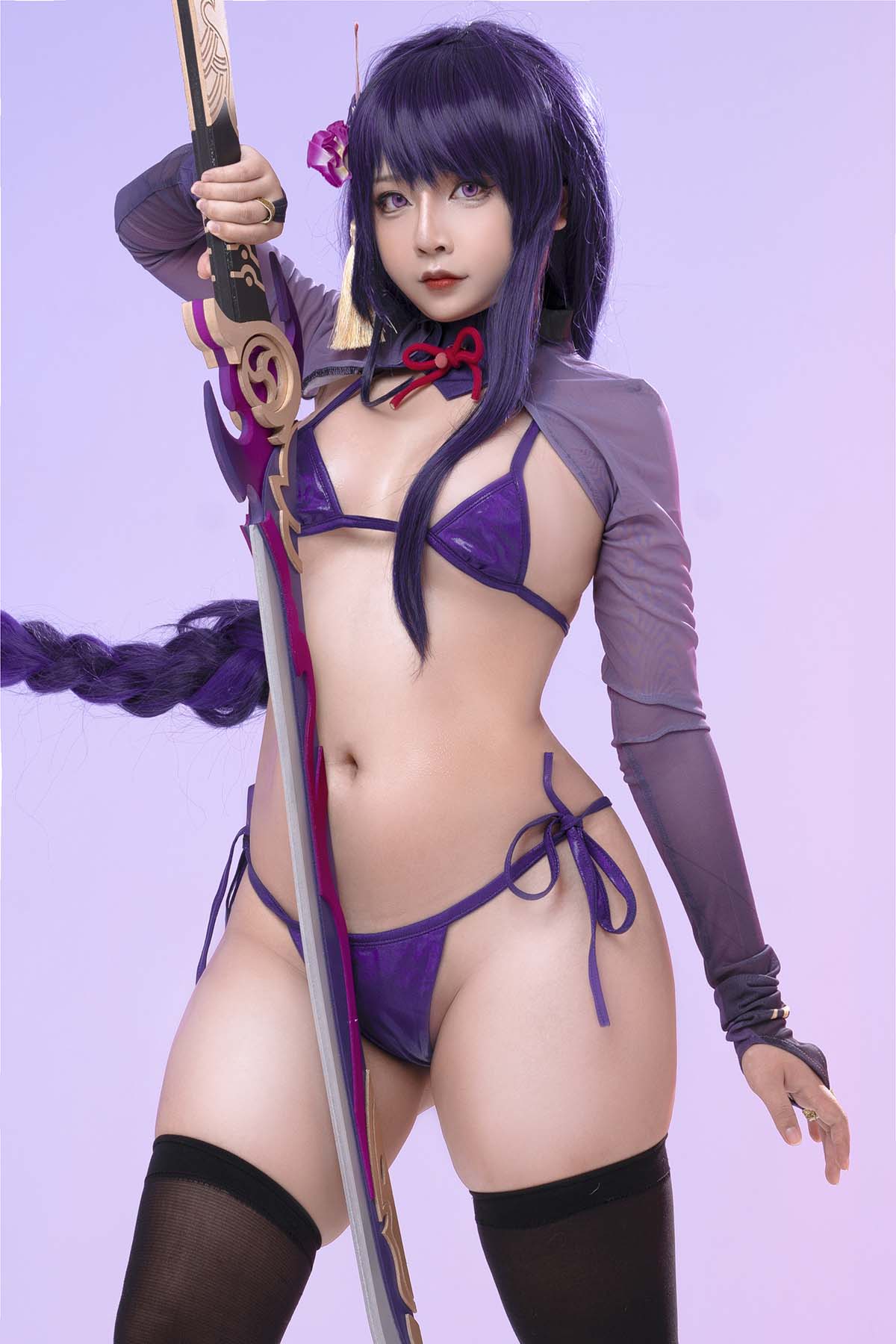 Sayo Momo – Raiden Shogun Cosplay-第1张
