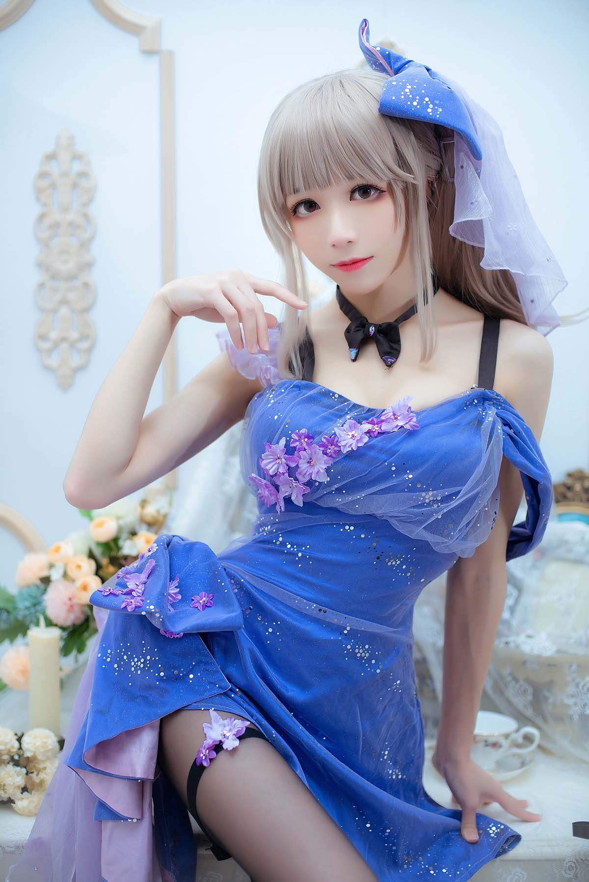 Tomoyo酱 – 少女前线 K2礼服 Cosplay-第1张