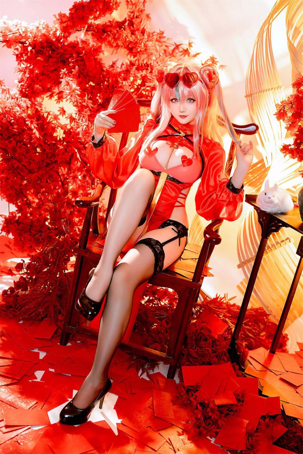 星之迟迟 – 布莱默顿新年旗袍 Cosplay-第1张