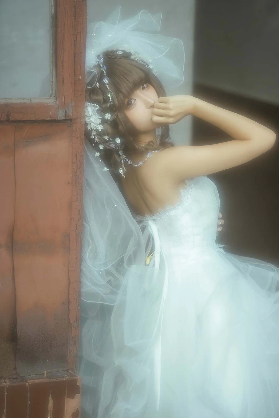 蠢沫沫 – 婚纱 Cosplay-第1张
