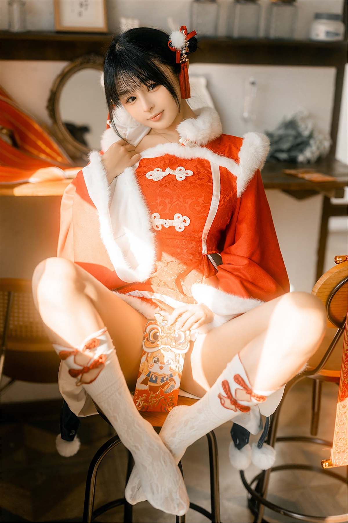 桜井宁宁 – 龙年新年篇 Cosplay-第1张
