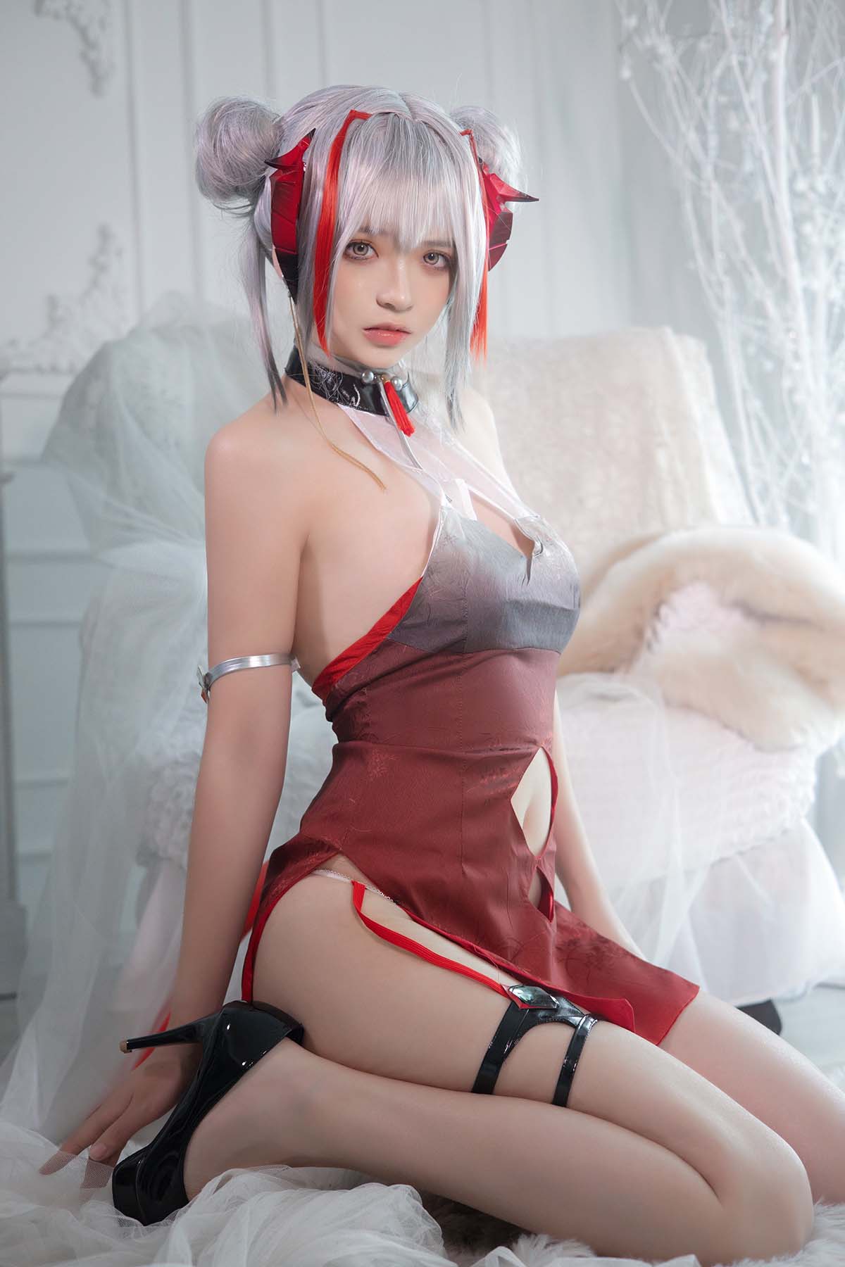疯猫ss – 明日方舟 W Cosplay-第1张