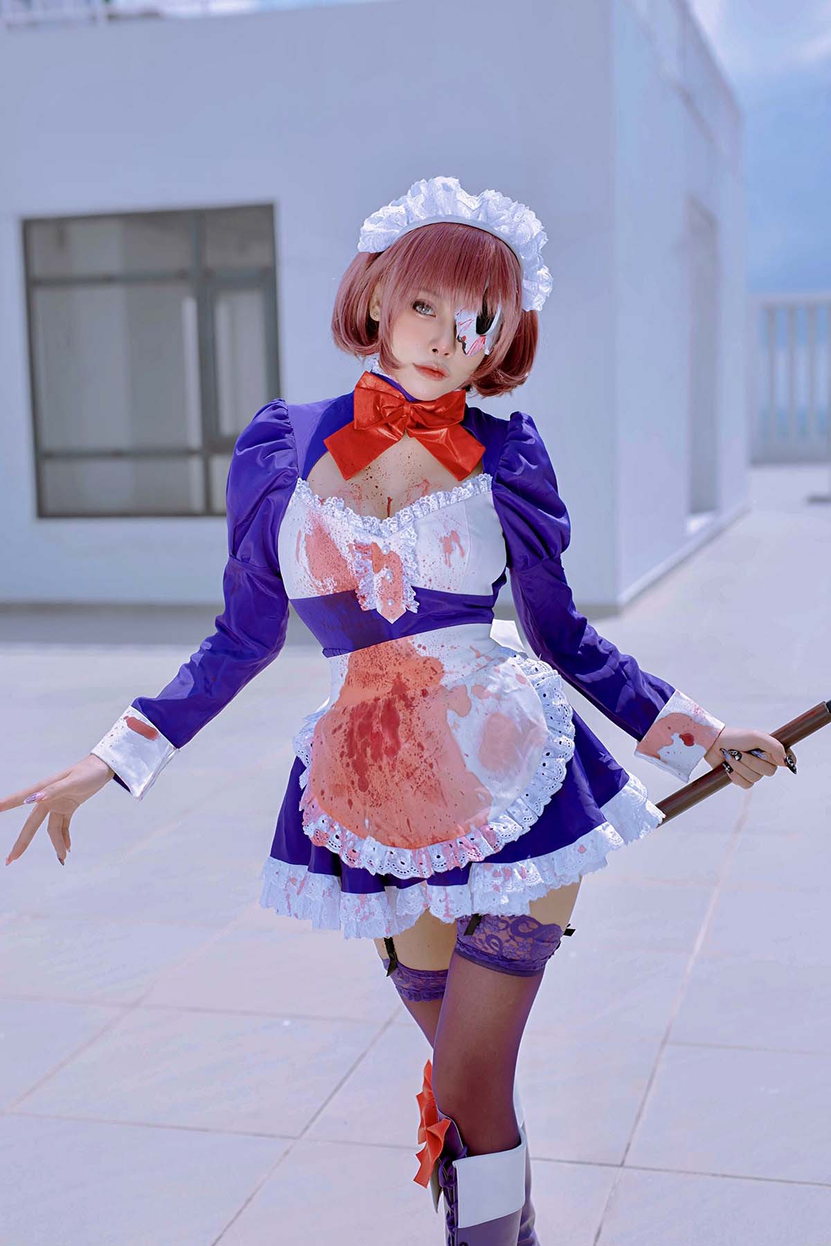 日本性感萝莉Byoru – Maid Mask Cosplay-第1张