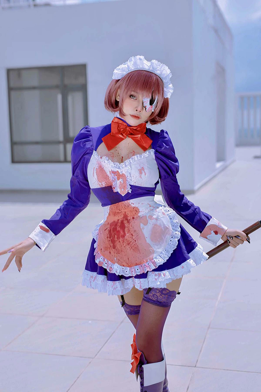 日本性感萝莉Byoru – Maid Mask Cosplay-第1张