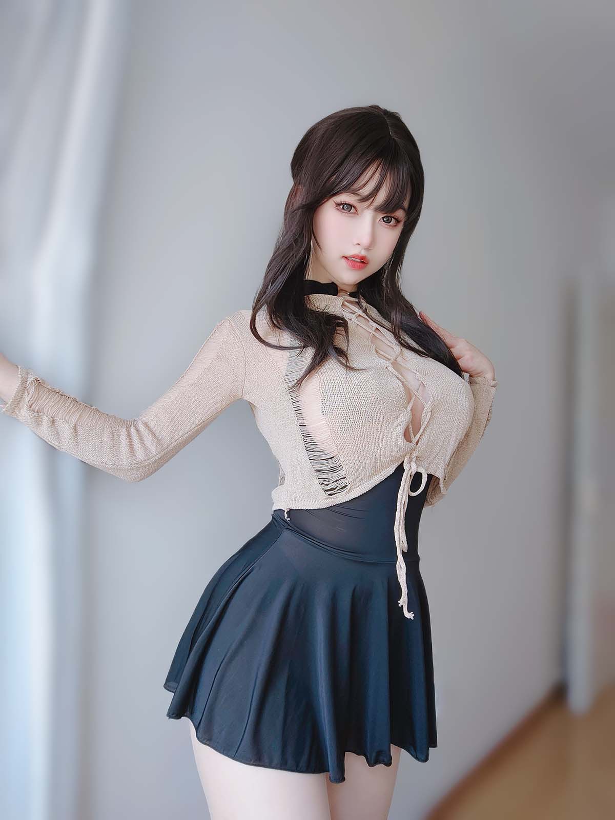 女主K – 初秋穿搭 Cosplay-第1张