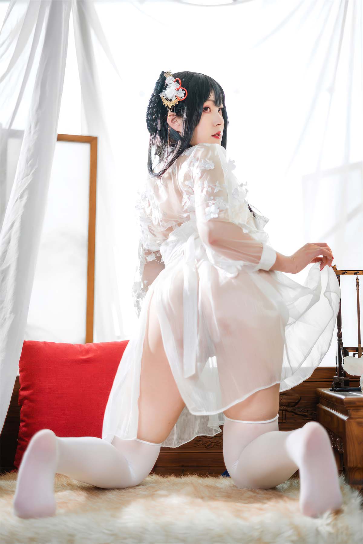 Natsuko夏夏子 – 逸仙 膏发凝脂 Cosplay-第1张