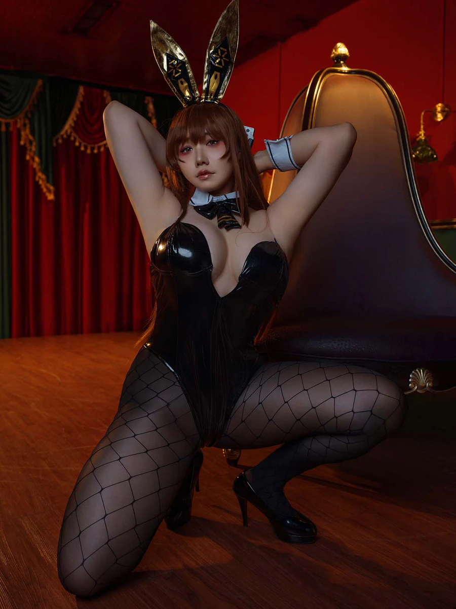 麻花麻花酱 – 黑兔 Cosplay-第1张