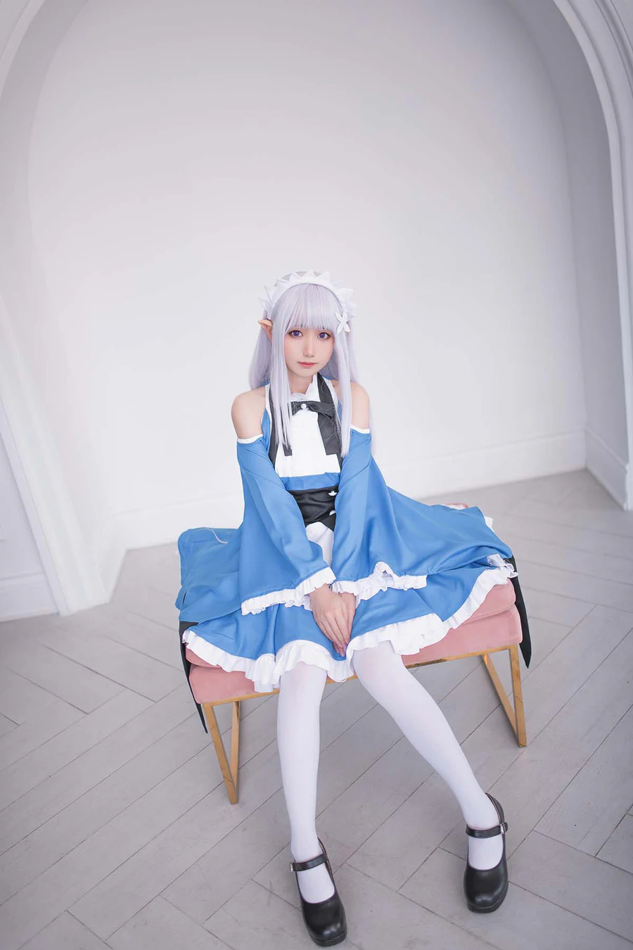 小木曾AYA – Re0爱蜜莉雅 罗森女仆 Cosplay-第1张