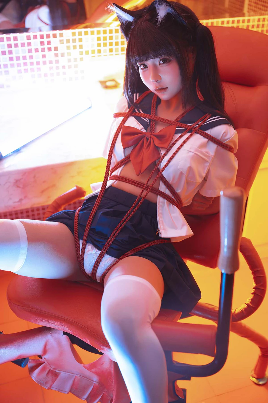 蠢沫沫 – 另一面 Cosplay-第1张