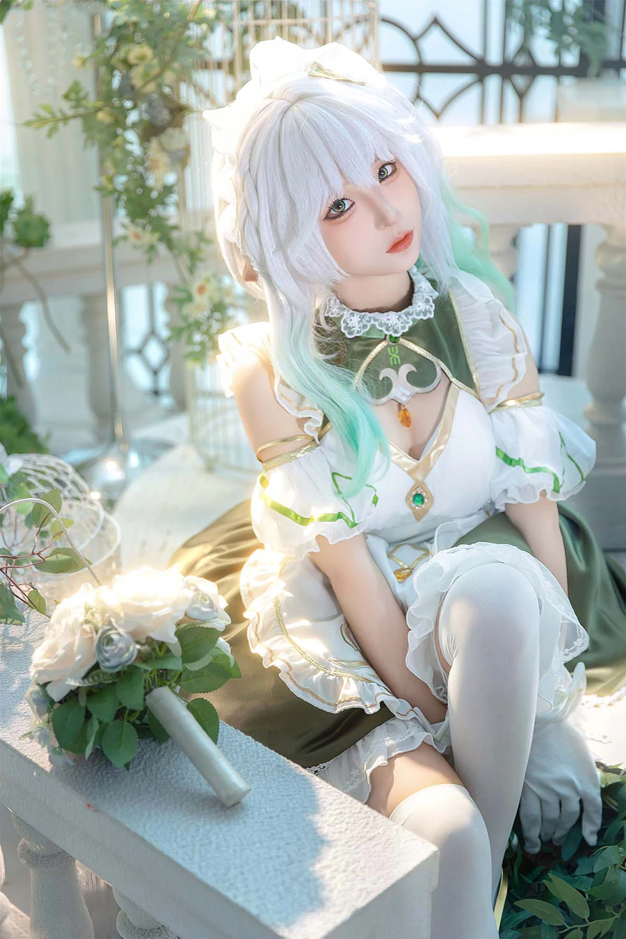 蠢沫沫 – 纳西妲 Cosplay-第1张