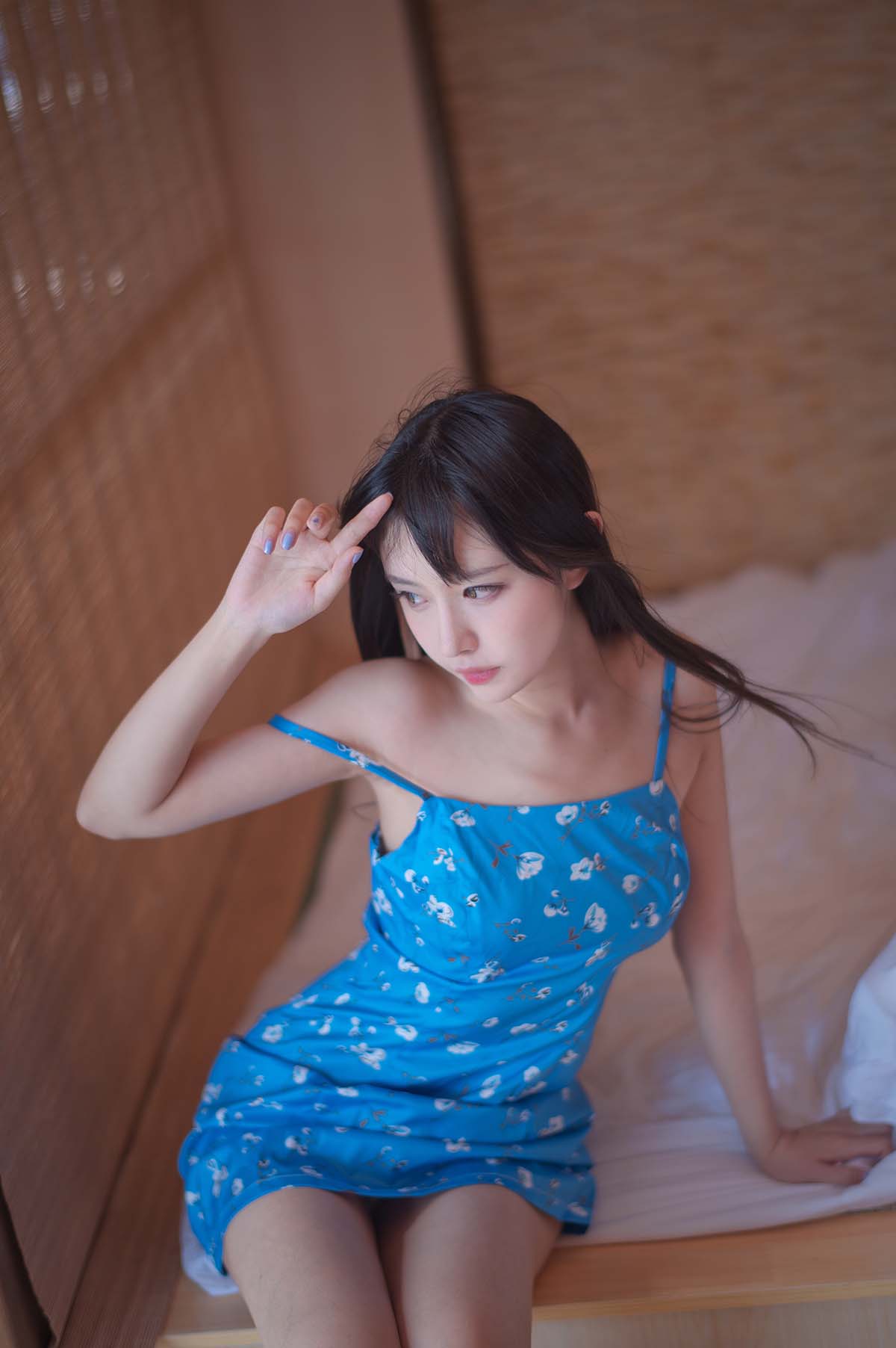 Shika小鹿鹿 – 蓝裙子 Cosplay-第1张