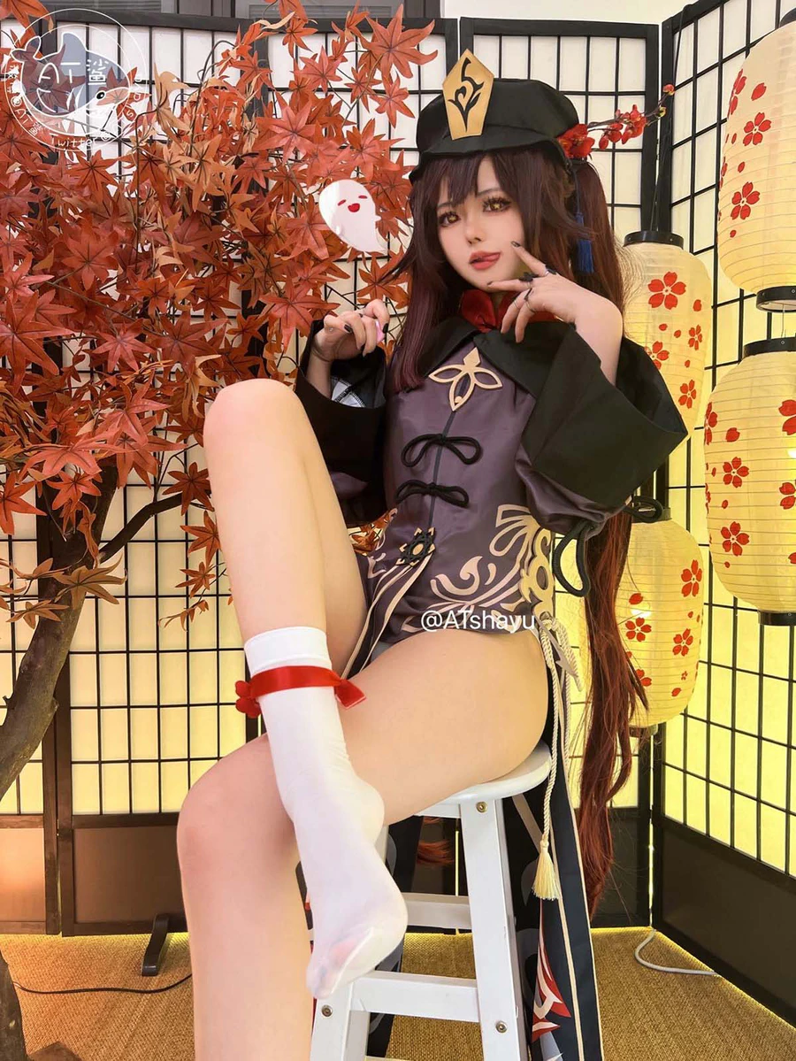 AT鲨 – 原神 胡桃 Cosplay-第1张