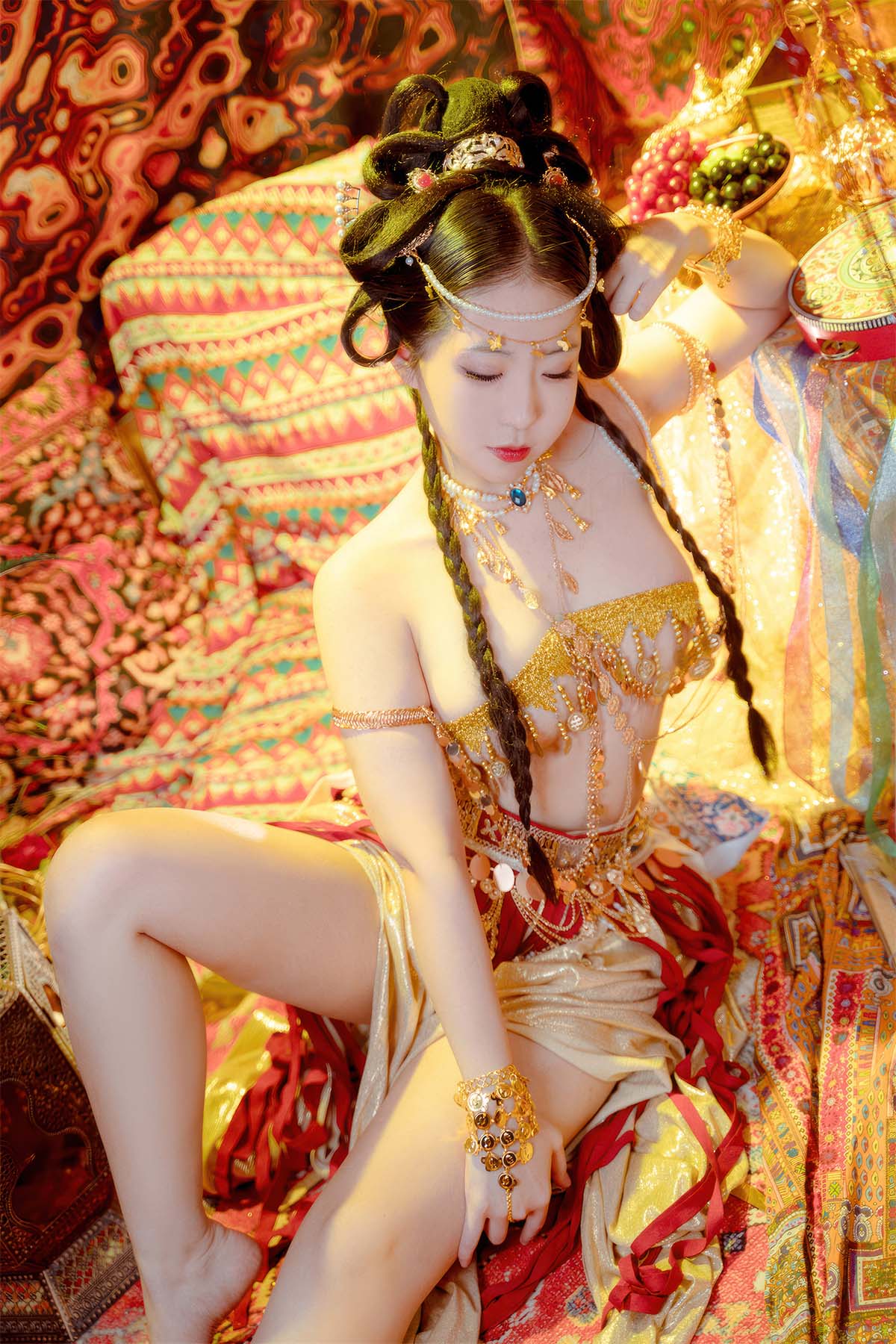 虎森森 – 梦入敦煌 Cosplay-第1张