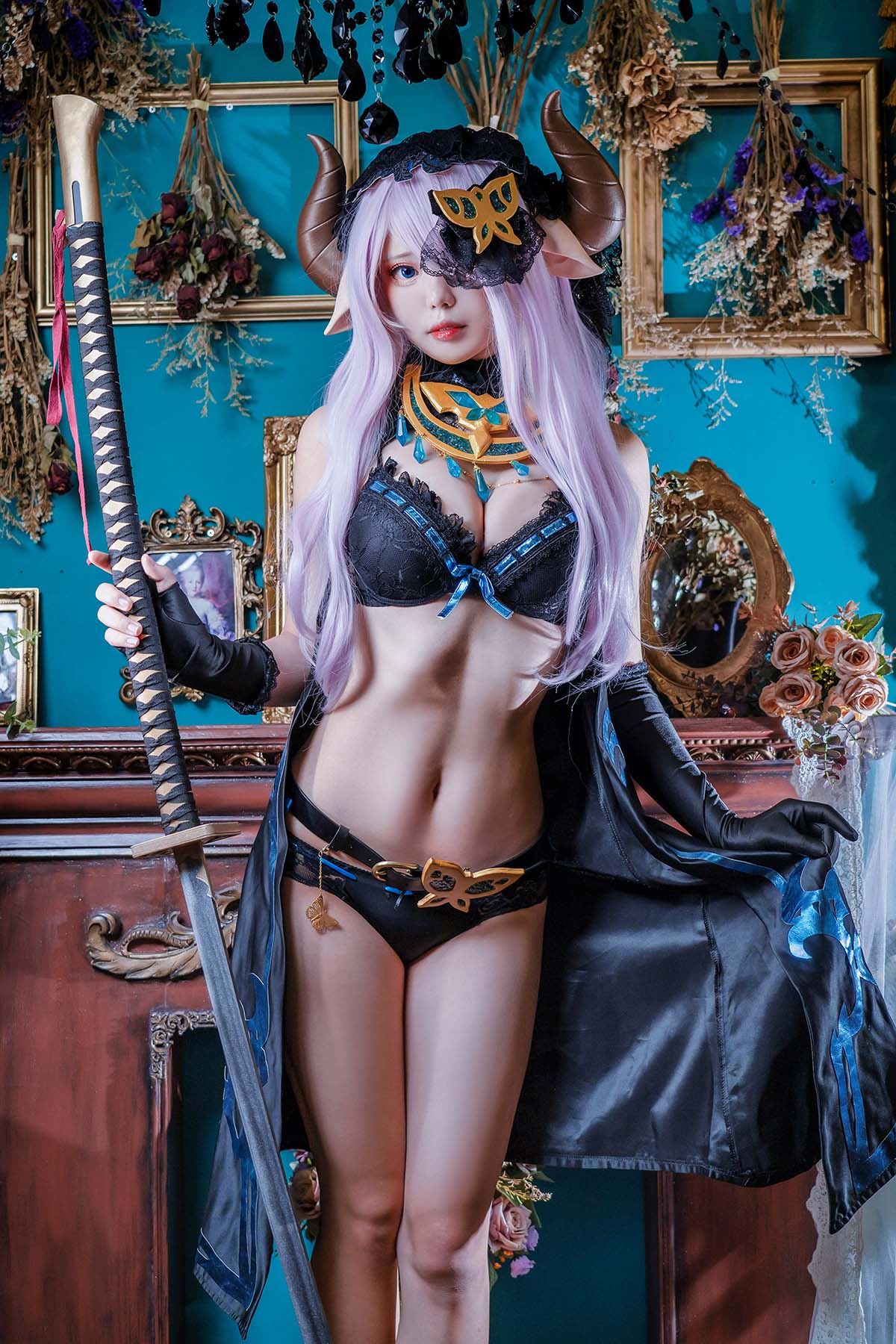 雪貓Yuki – Narmaya Cosplay-第1张