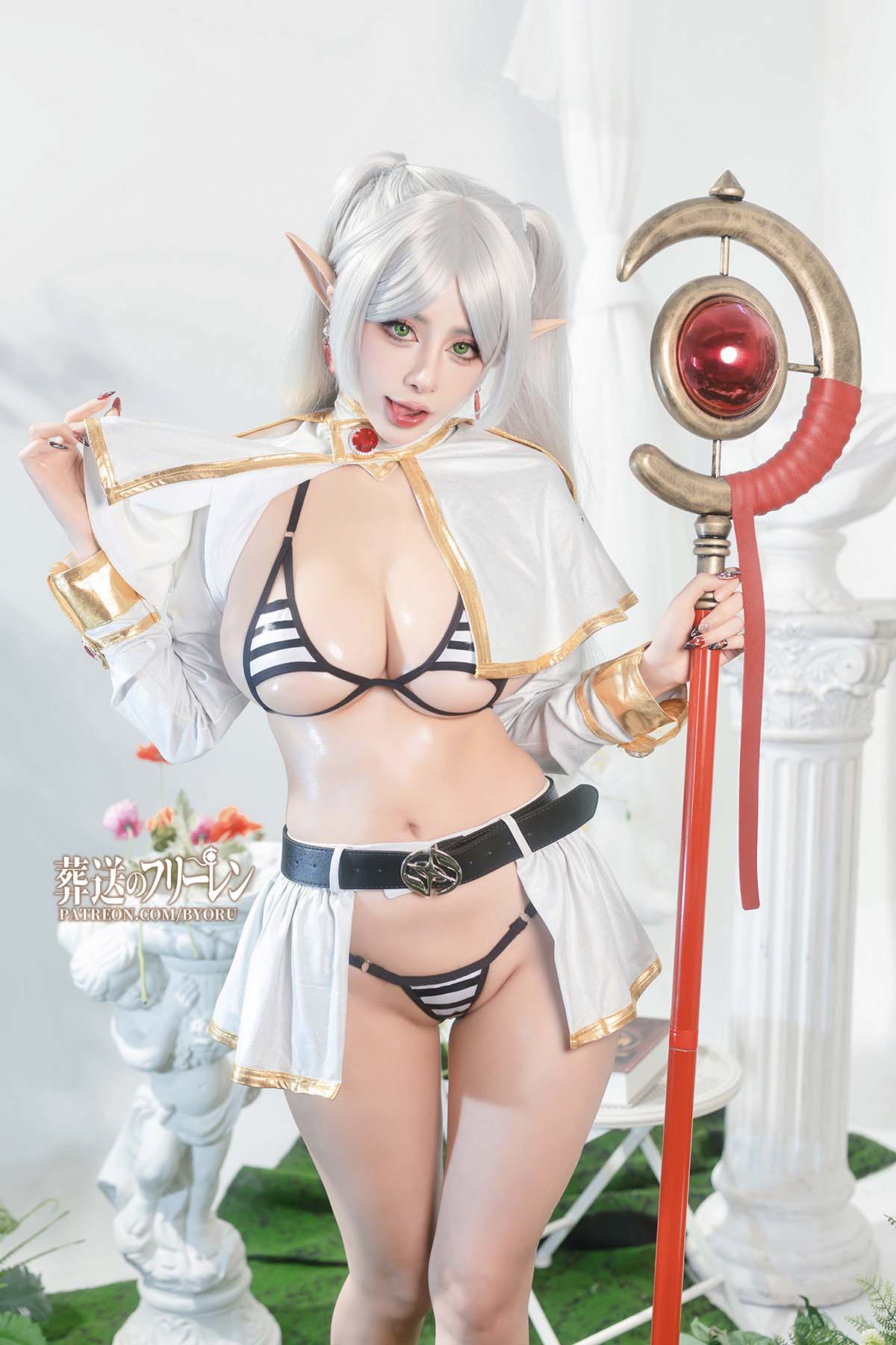 日本性感萝莉Byoru – Frieren Cosplay-第1张