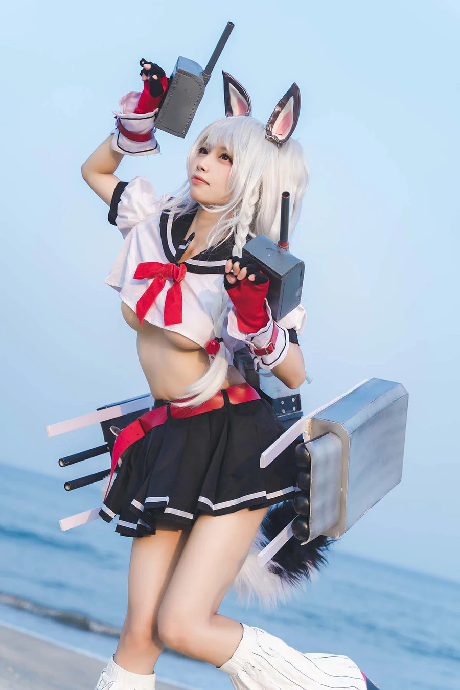 三無人型 – 碧蓝航线 夕立 Cosplay-第1张