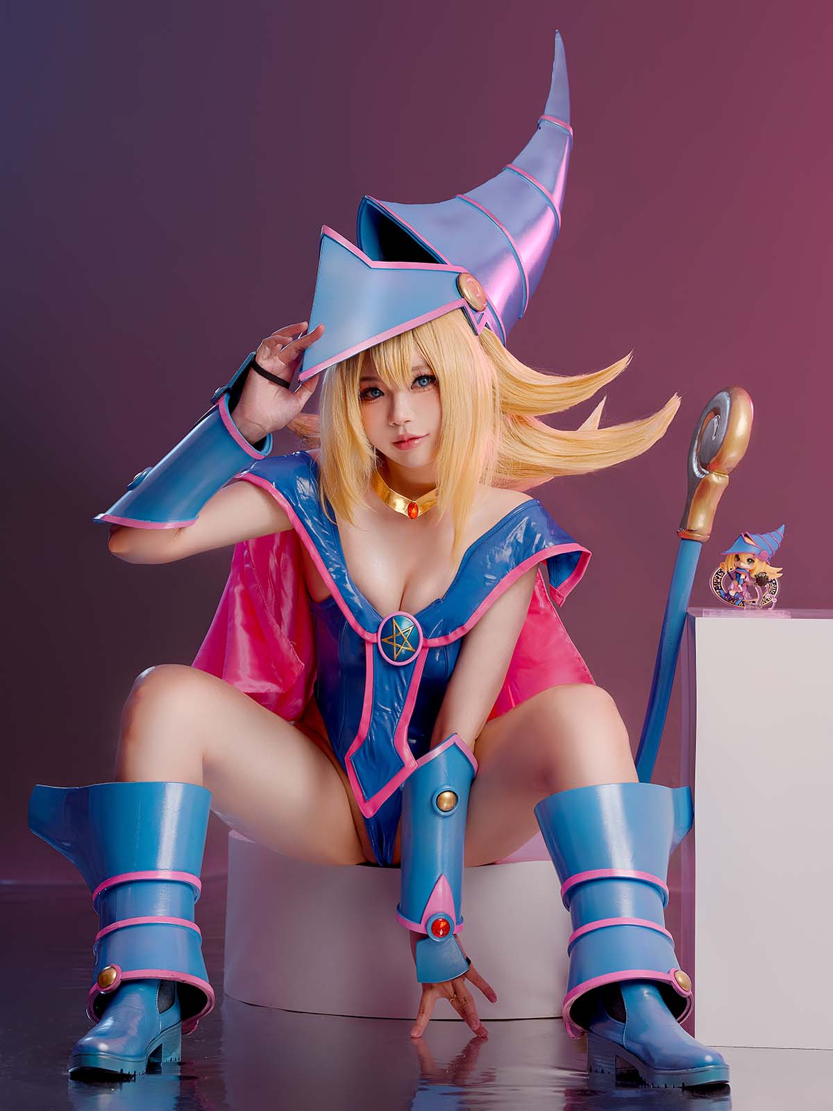 ZinieQ – Dark Magician Girl (Yu Gi Oh) Cosplay-第1张