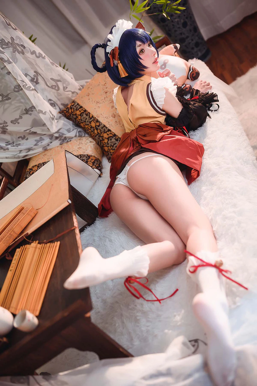 阿包也是兔娘 – 原神 香菱 Cosplay-第1张