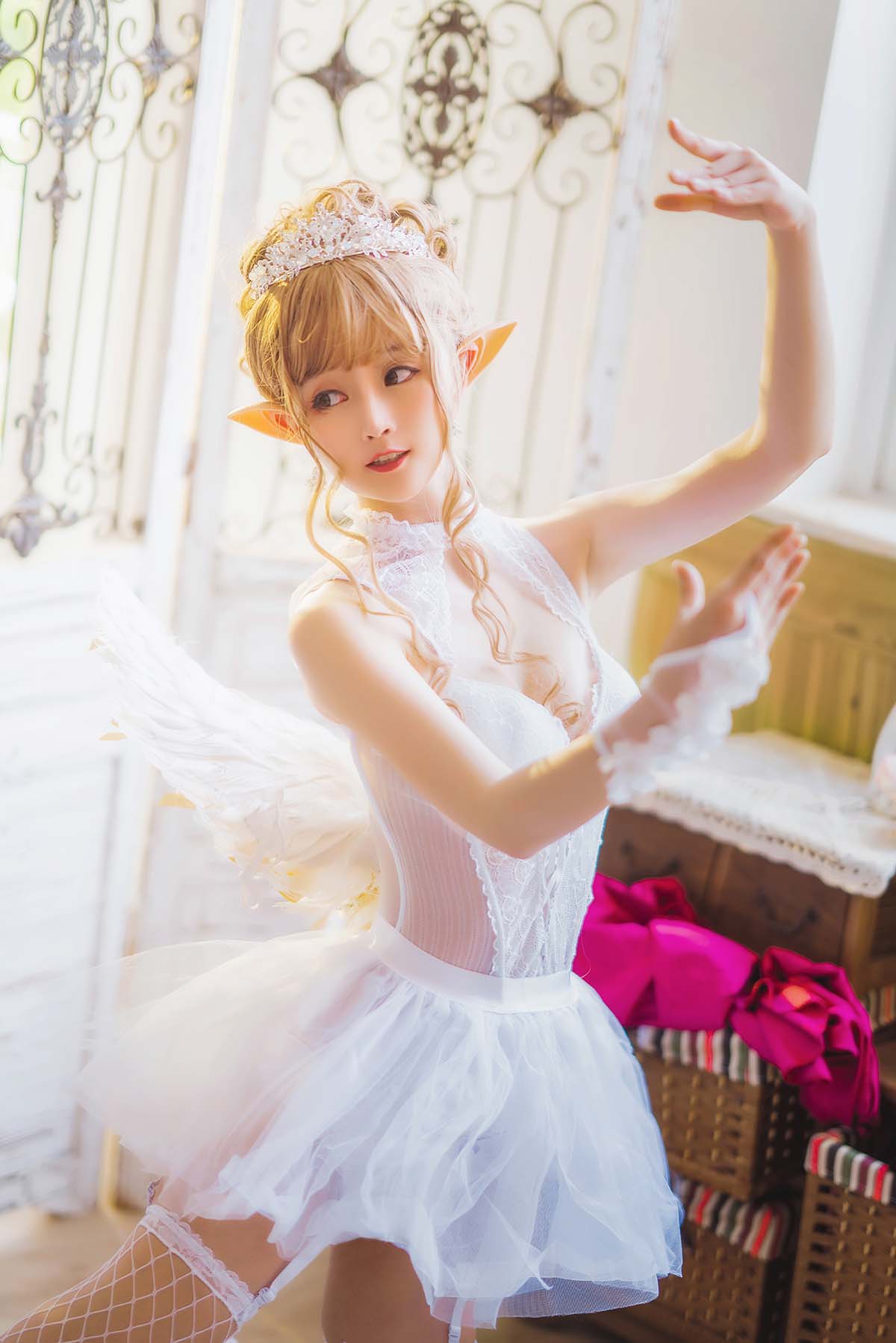 yui金鱼 – 芭蕾主题夏日 Cosplay-第1张