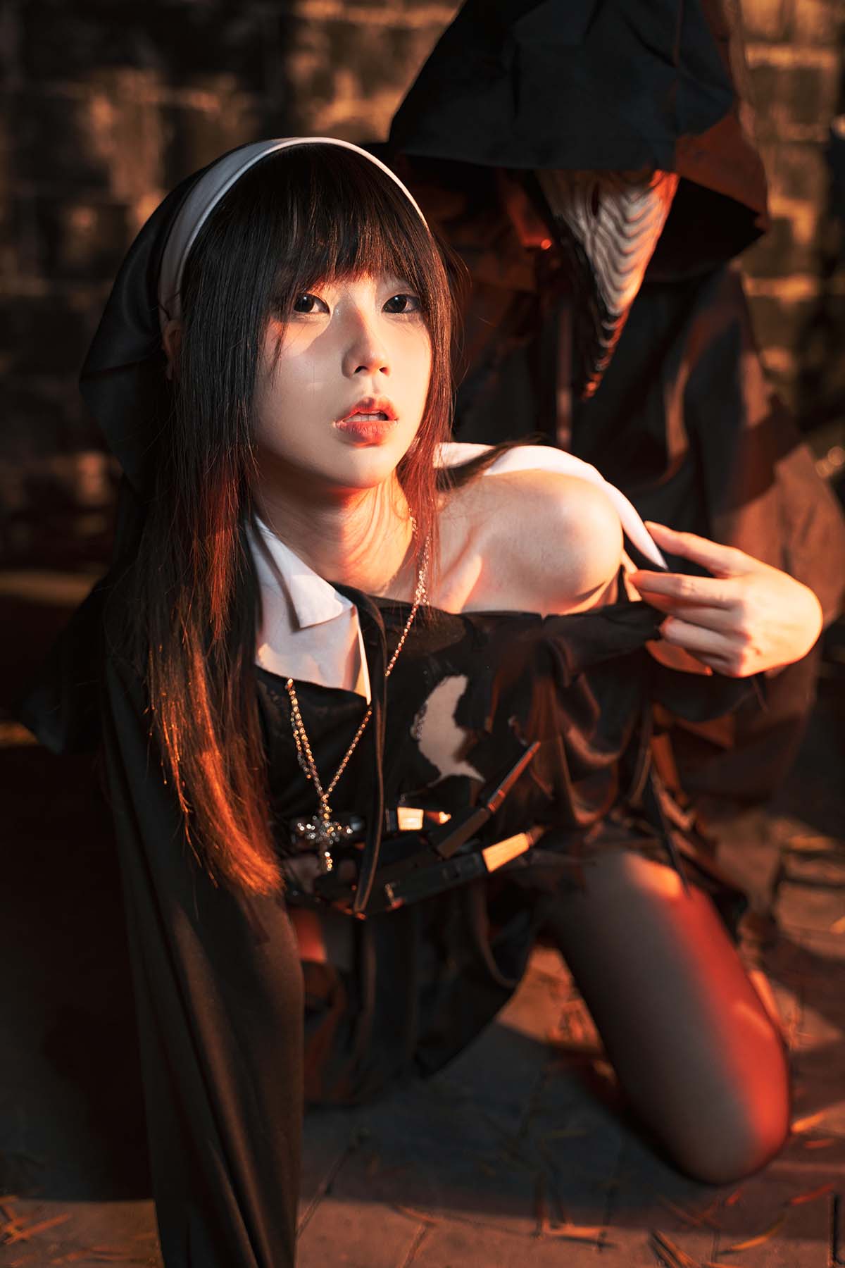 安曜曜 – 禁地修女 Cosplay-第1张