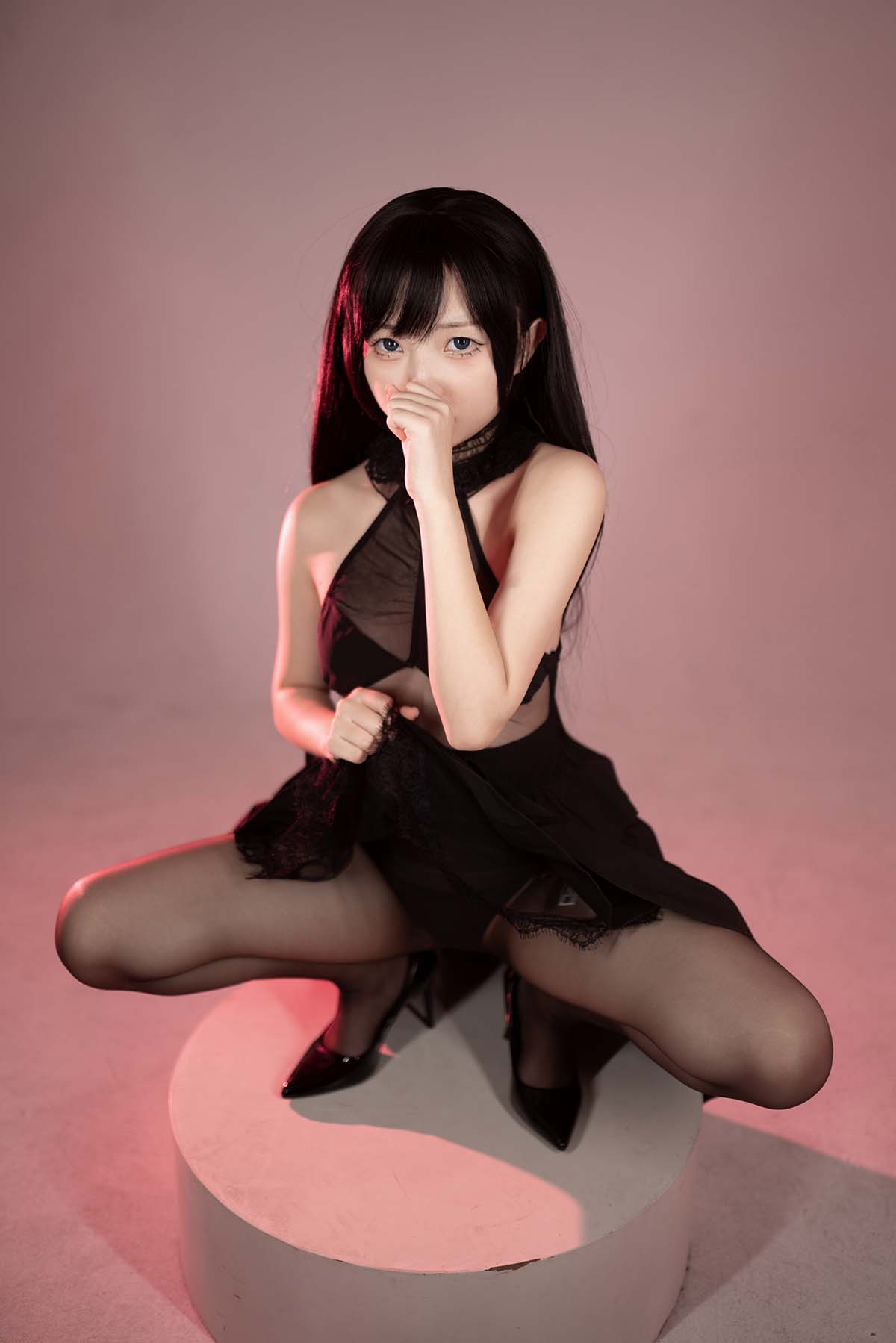 花铃 – 黑丝燕尾礼服 Cosplay-第1张