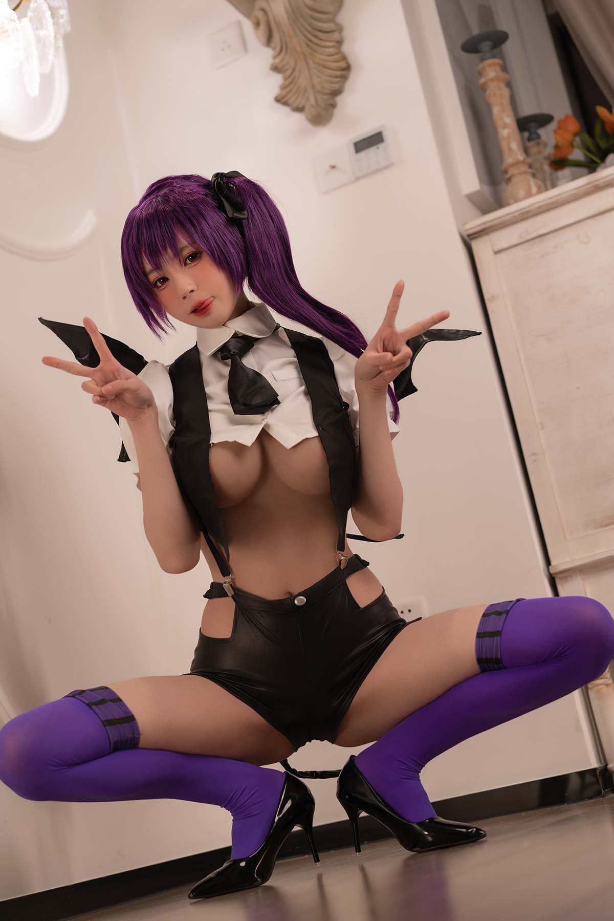 西园寺南歌写真 – 魔太郎 恶魔 Cosplay-第1张