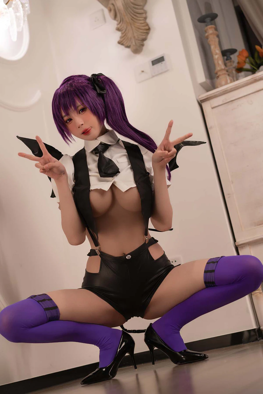西园寺南歌写真 – 魔太郎 恶魔 Cosplay-第1张