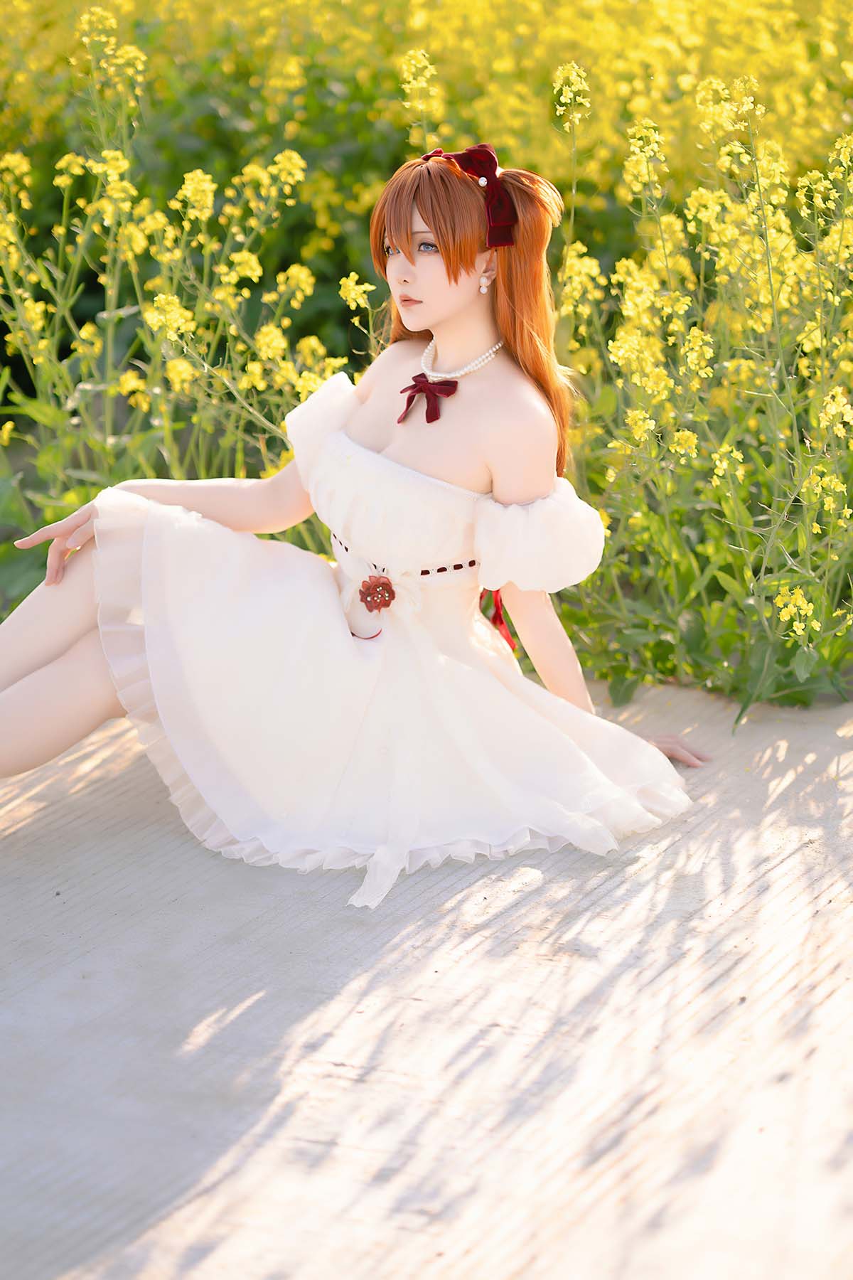 星之迟迟 – EVA 明日香花之语 Cosplay-第1张
