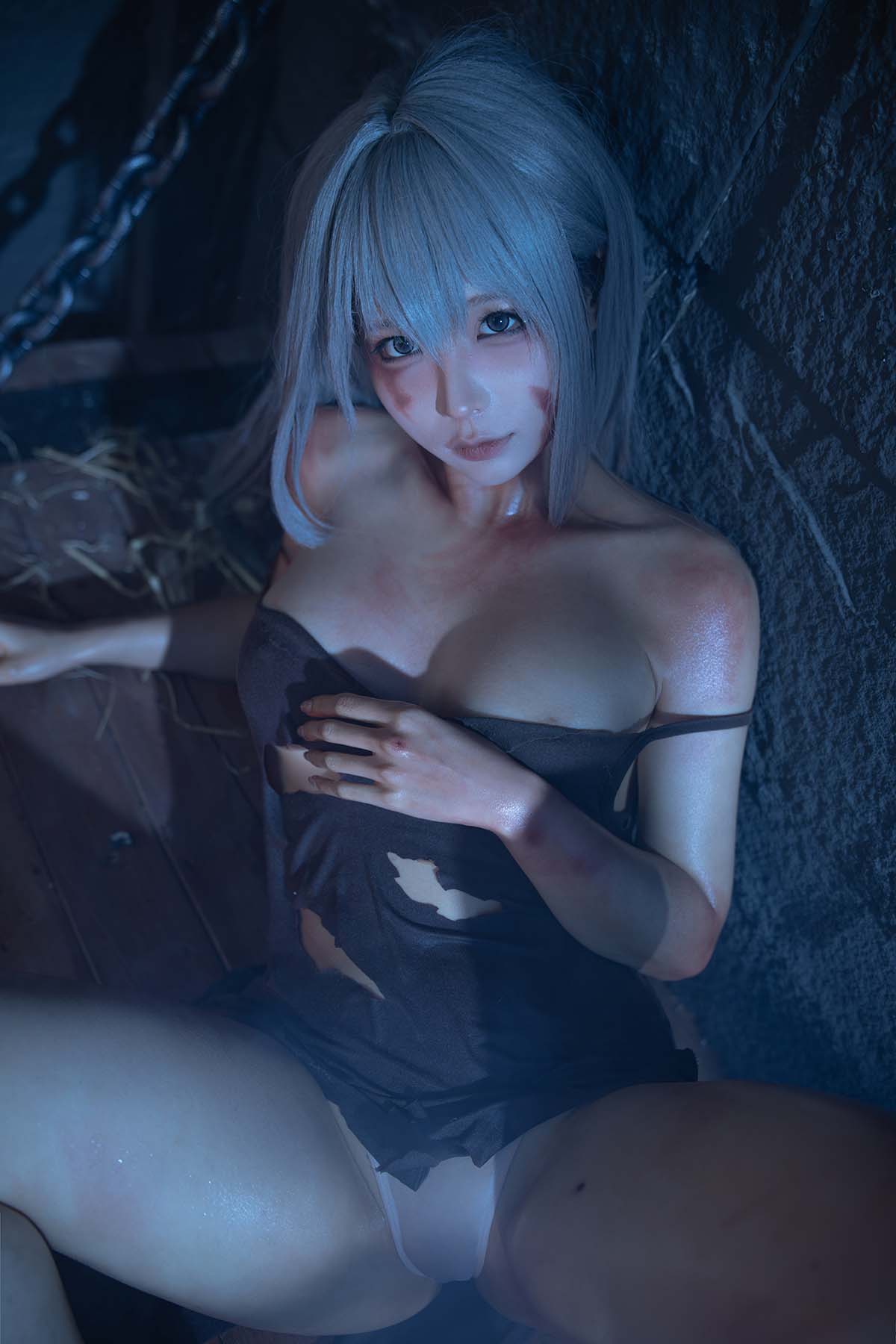 蠢沫沫 – 奴隶少女希尔薇 Cosplay-第1张