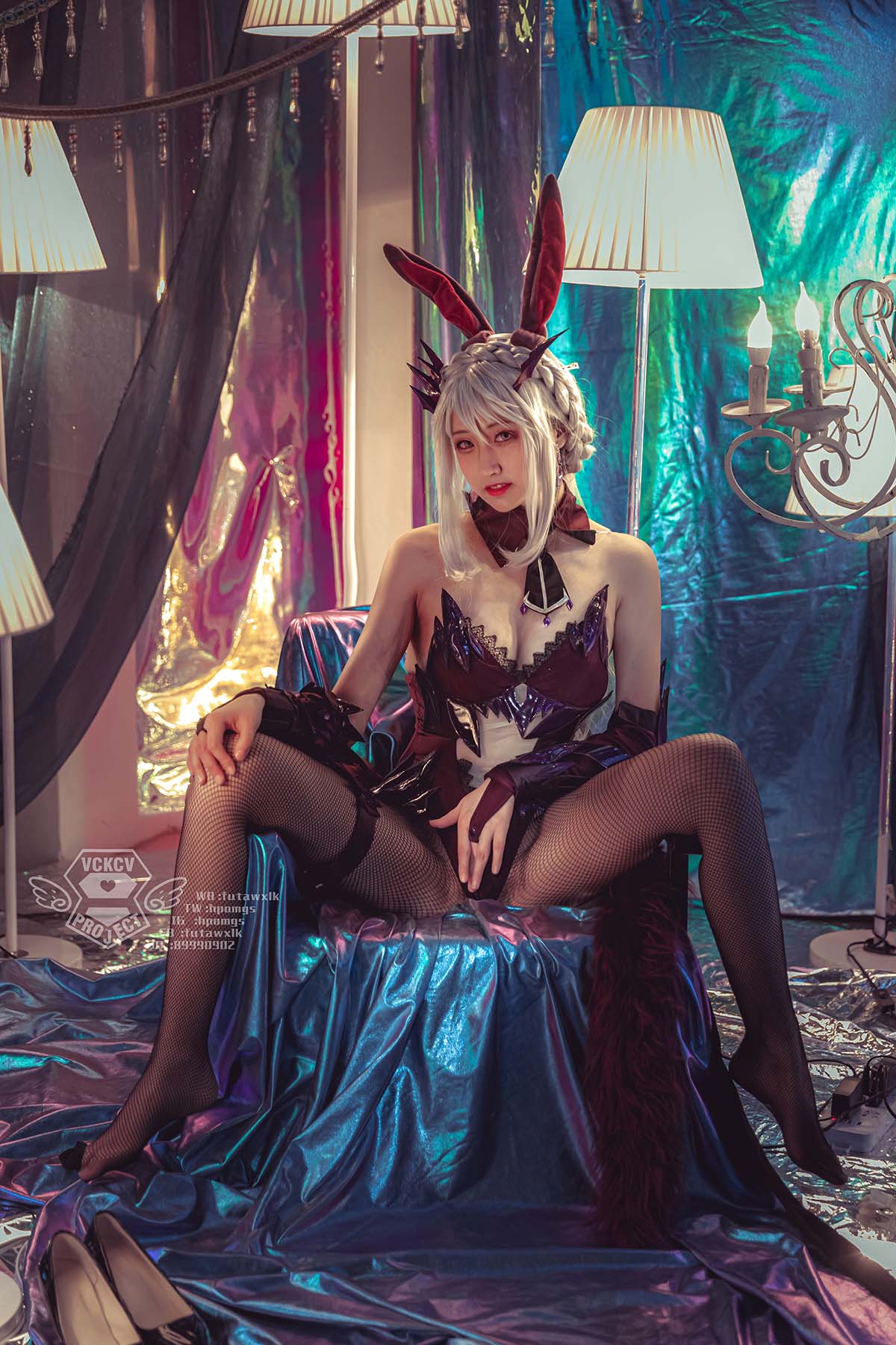 冬马路纱 – FGO 兔女郎阿尔托莉雅 Cosplay-第1张