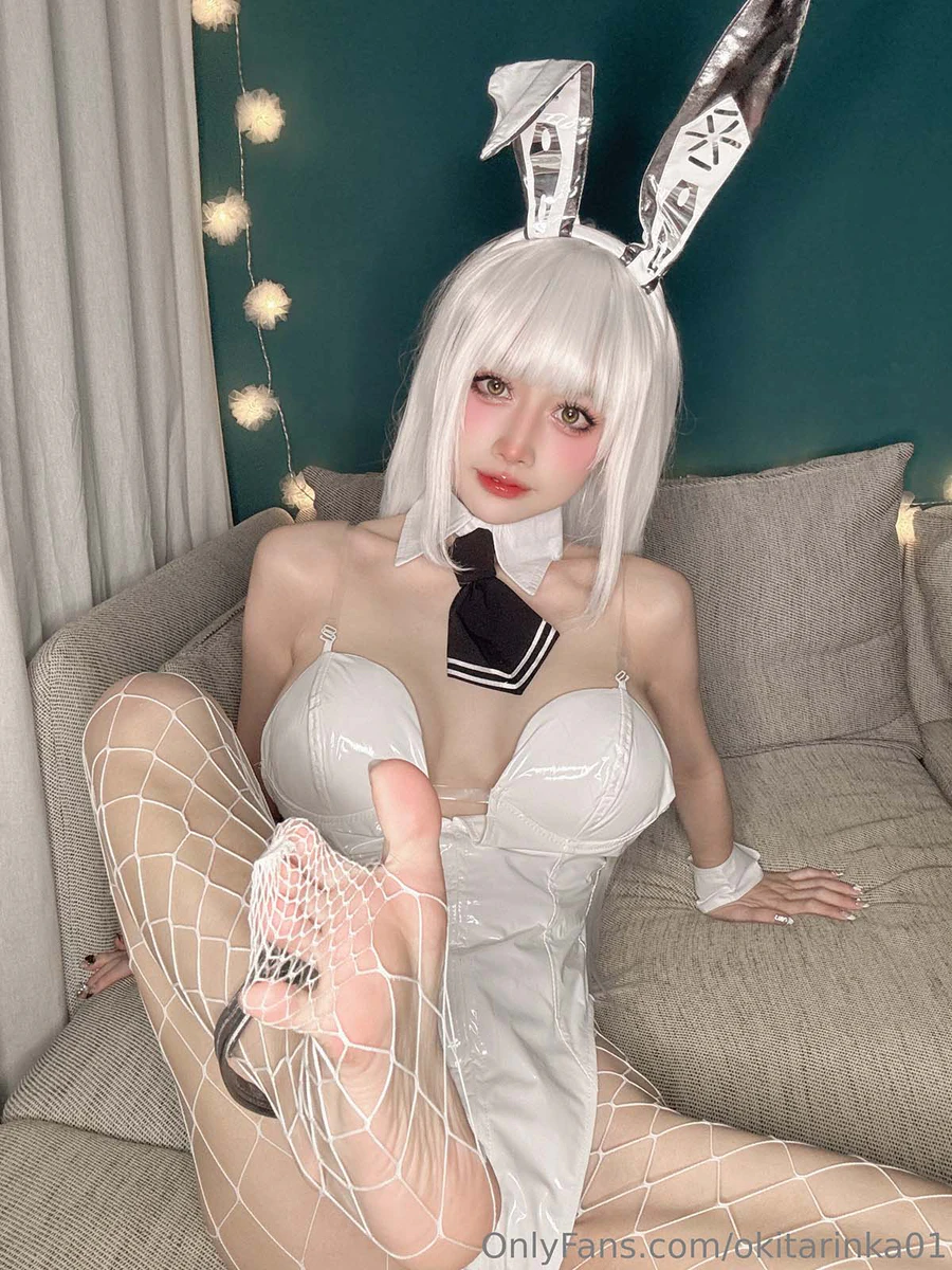 沖田凜花Rinka – Blanc White Rabbit Cosplay-第1张