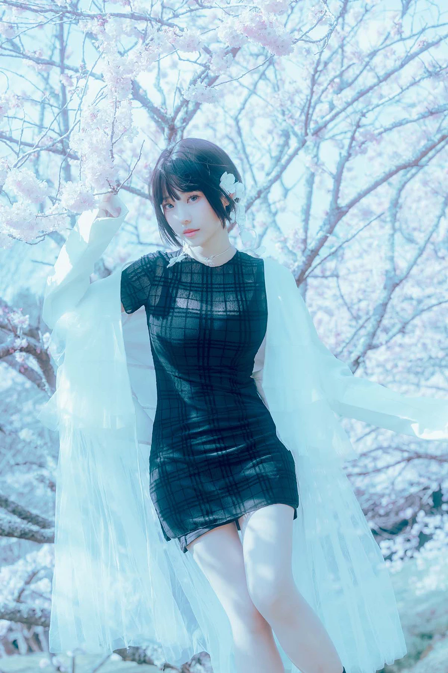 Ely_eee(ElyEE子) – 17°C Pink Sakura17°C粉櫻 Cosplay-第1张