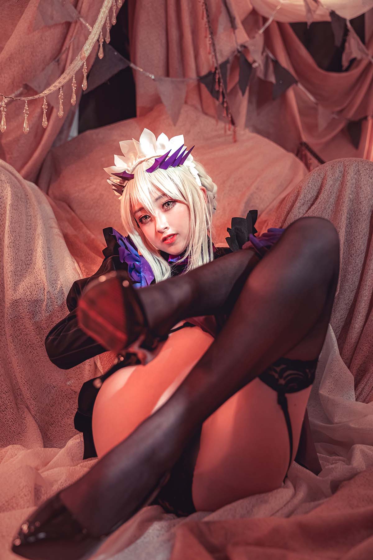 冬马路纱 – 黑枪呆 Cosplay-第1张