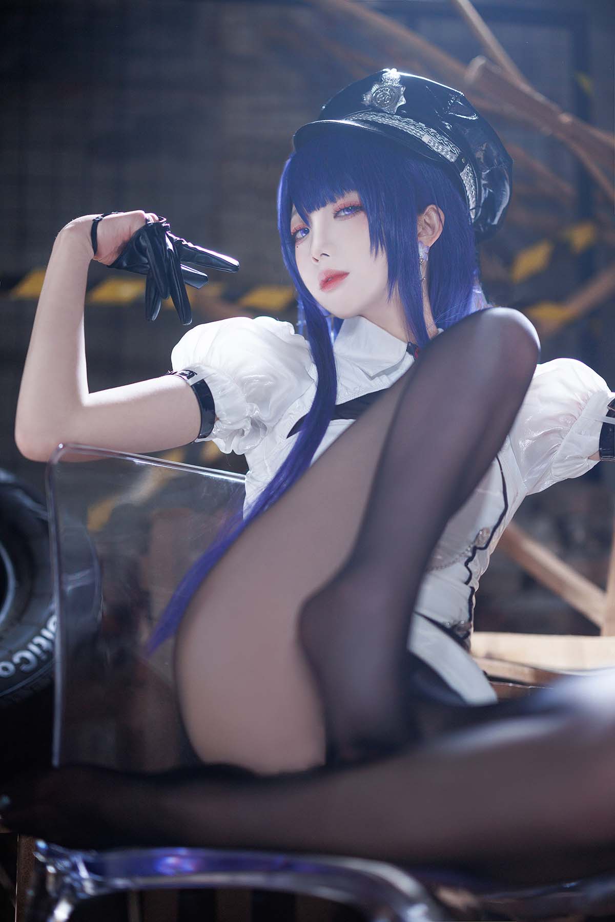 封疆疆v – 雷电将军女警 Cosplay-第1张