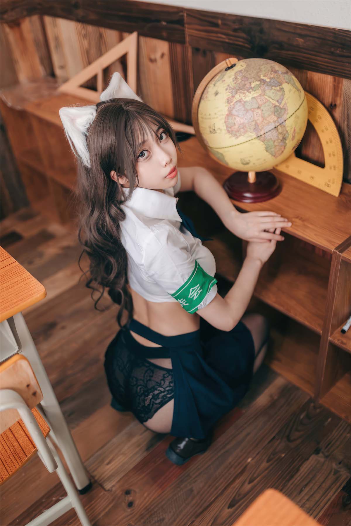 杏仁曲奇 – 生徒会坏猫猫 Cosplay-第1张