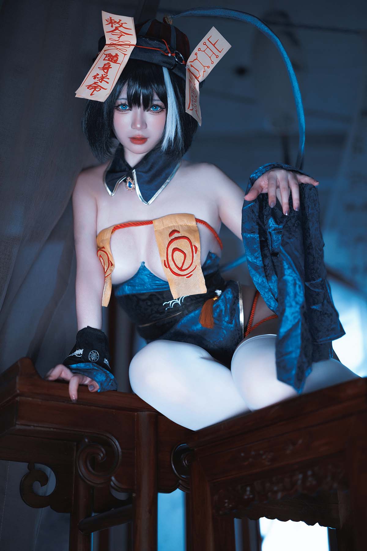 樱落酱w – 碧蓝航线 华甲僵尸 Cosplay-第1张
