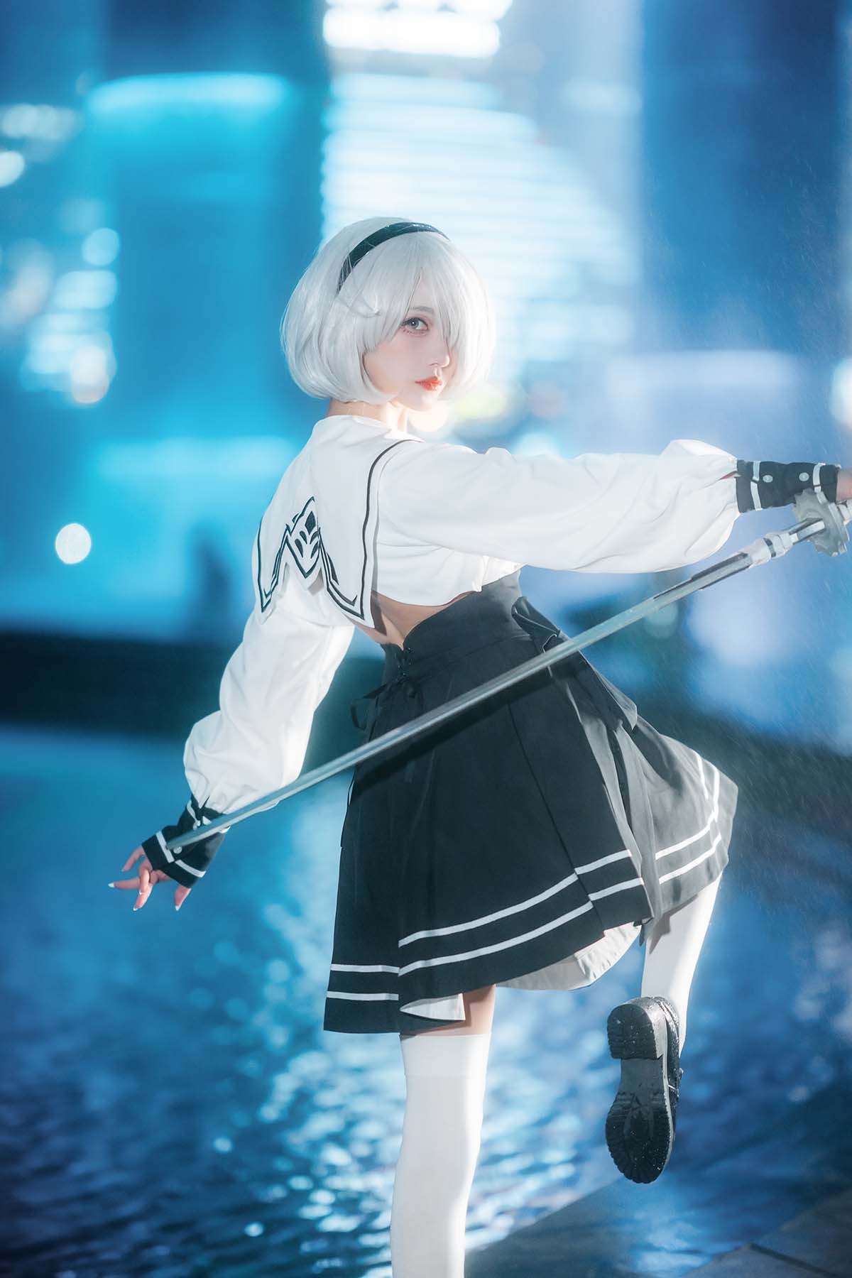 凰儿 – 2B还有JK Cosplay-第1张