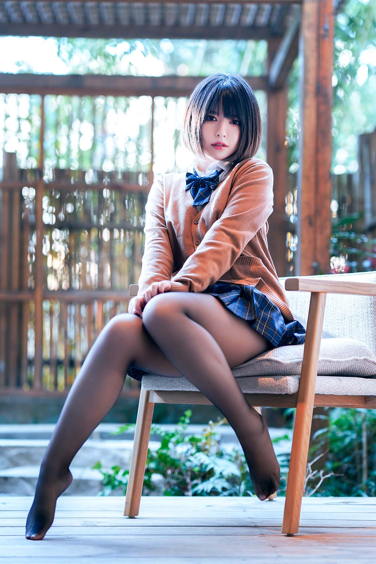 半半子 – 彼女の制服 Cosplay-第1张