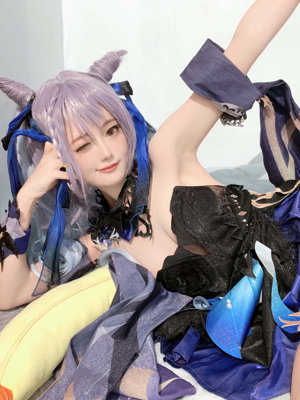 趴趴捣蛋陌 – 刻晴 Cosplay-第1张