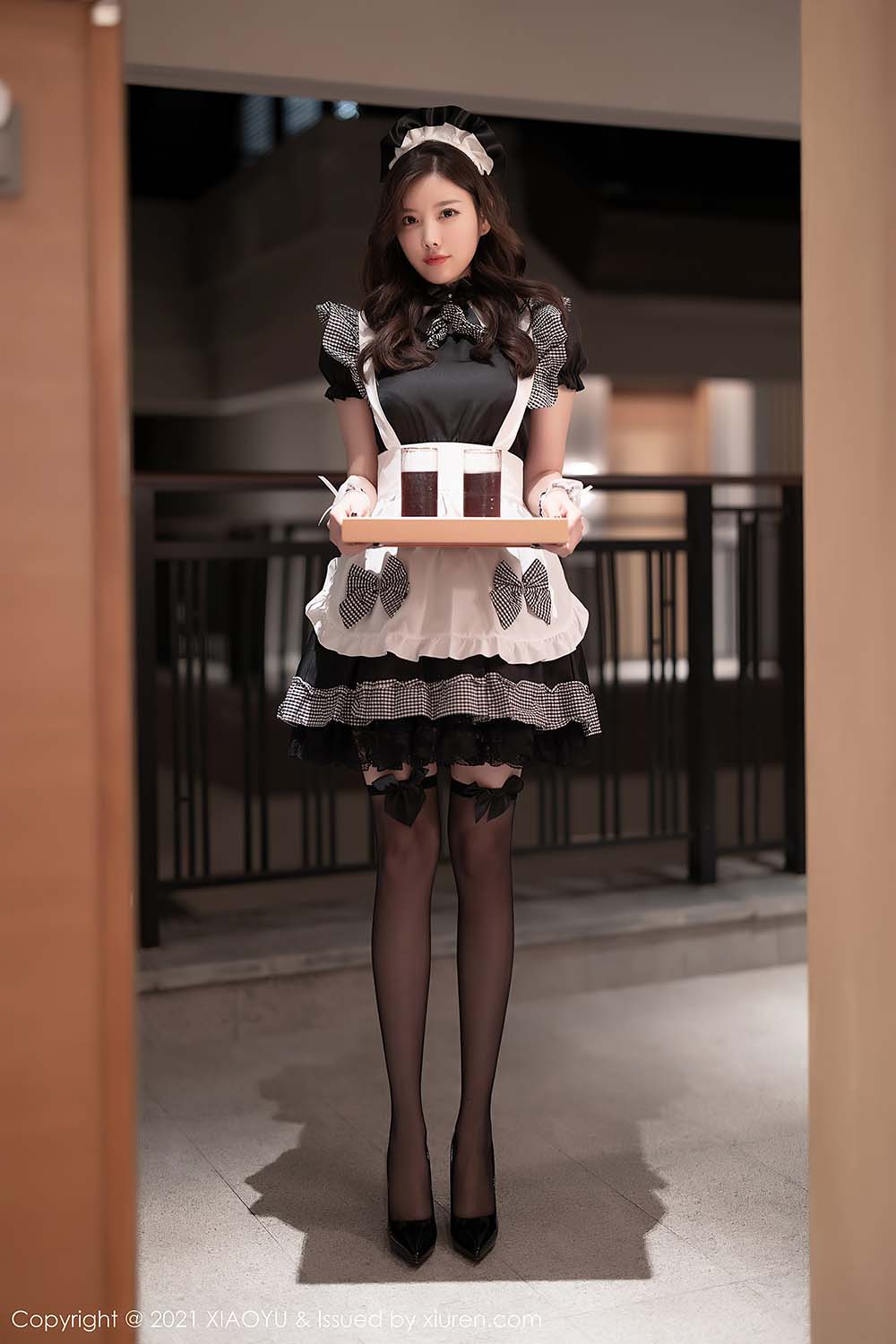 [XIAOYU语画界]2021.11.19 VOL.658 女仆制服主题系列 杨晨晨Yome XIAOYU语画界-第1张