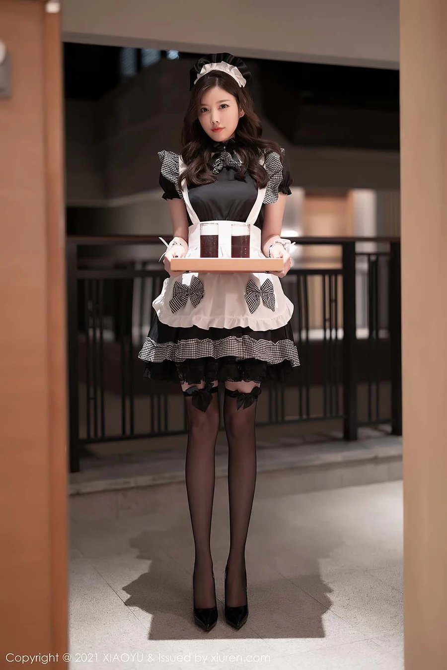 [XIAOYU语画界]2021.11.19 VOL.658 女仆制服主题系列 杨晨晨Yome XIAOYU语画界-第1张