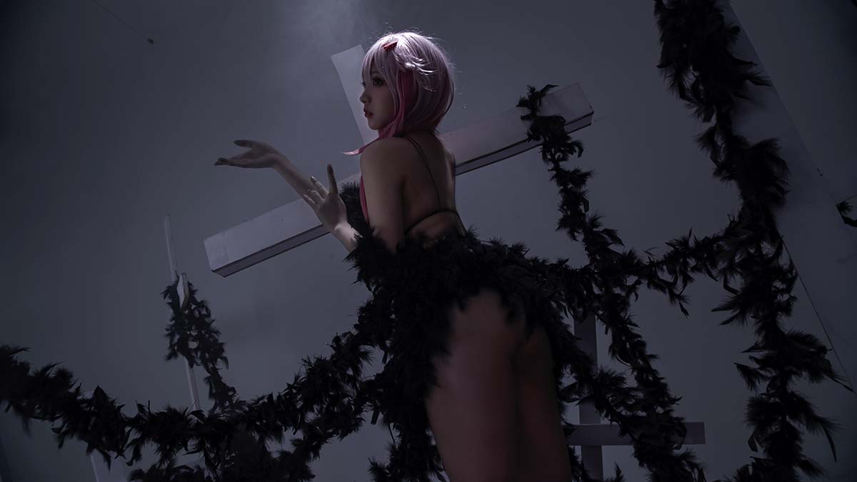 小和甜酒 – 黑羽 Cosplay-第1张