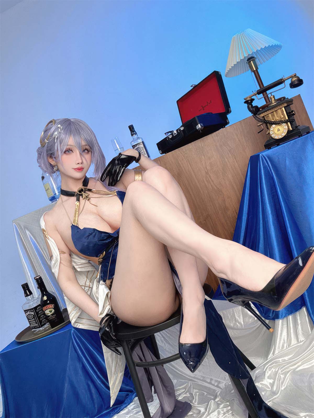 rioko凉凉子(肉扣热热子) – 深空之眼 塞勒涅 Cosplay-第1张
