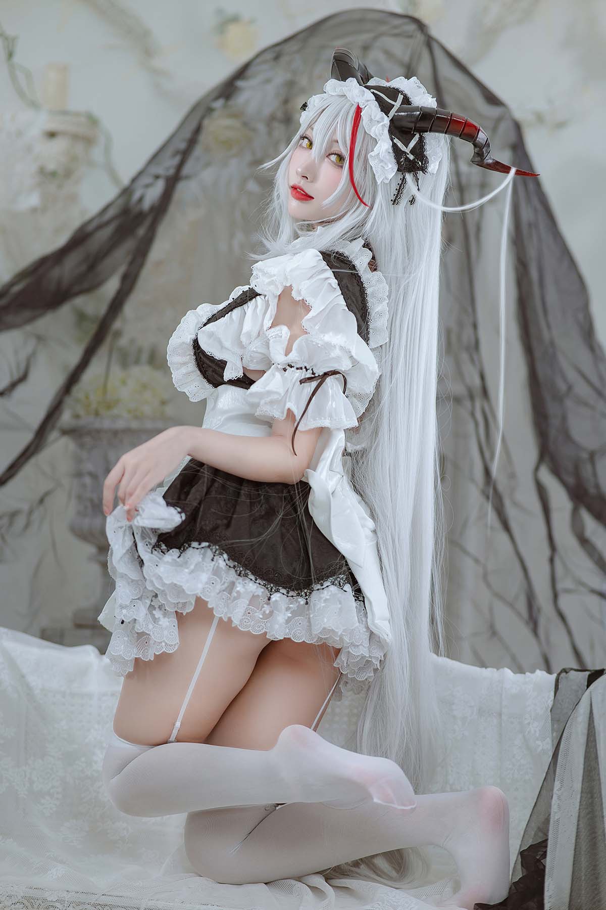 宫本桜 – 埃吉尔女仆 Cosplay-第1张
