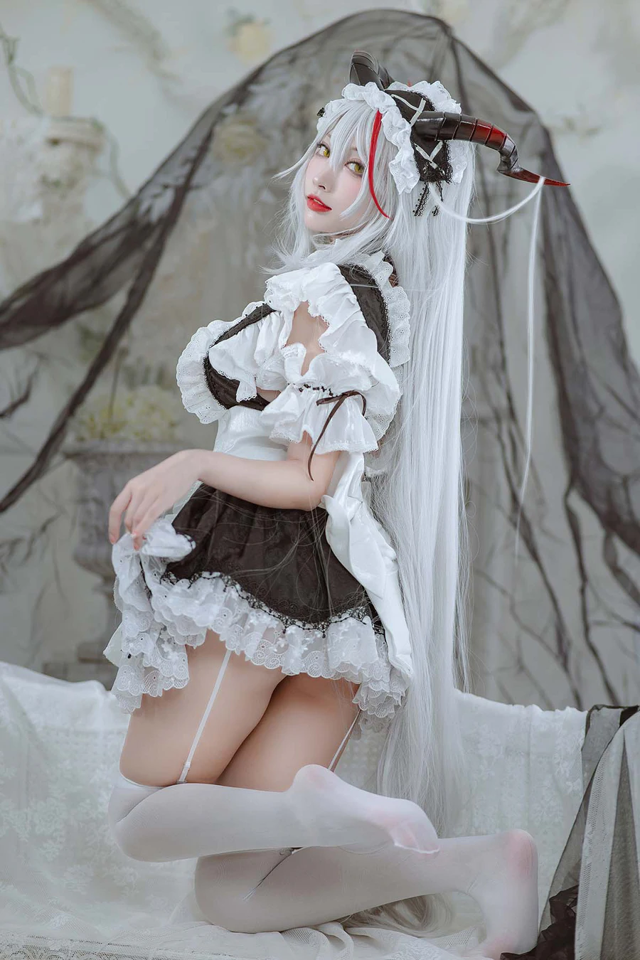 宫本桜 – 埃吉尔女仆 Cosplay-第1张
