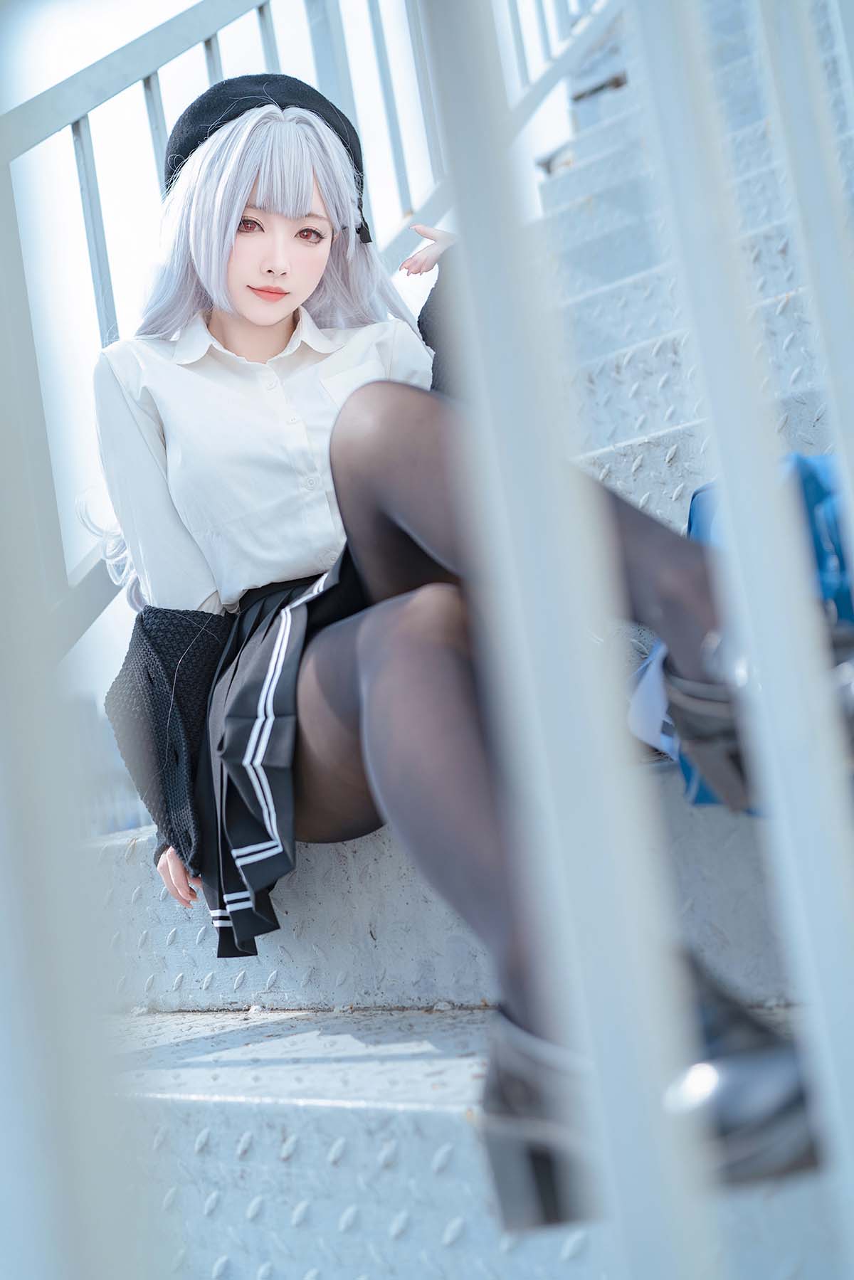 宫本桜 – 舰长图 碧蓝航线 斯库拉JK Cosplay-第1张